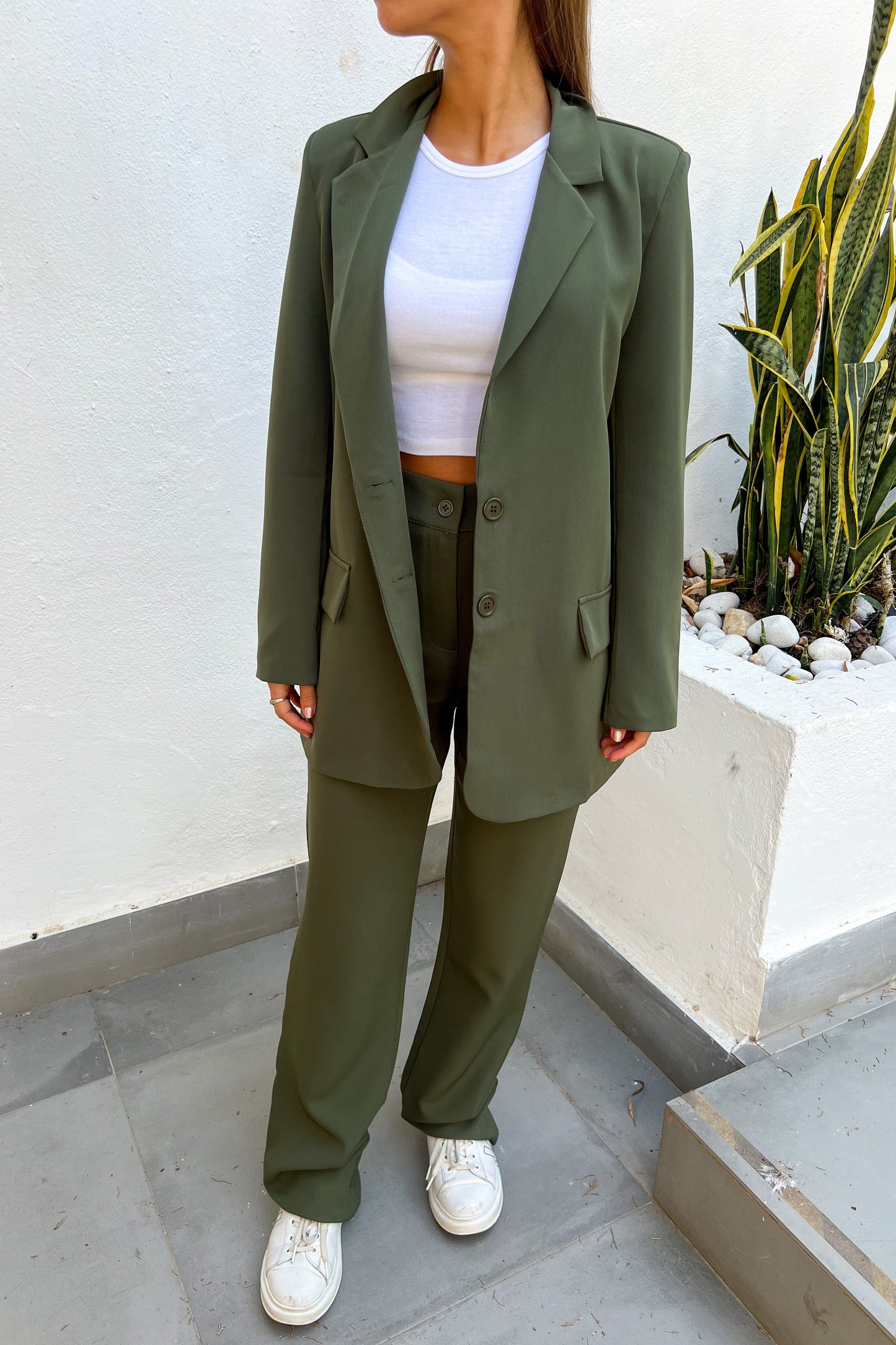 Blazer kaki JULIETTE