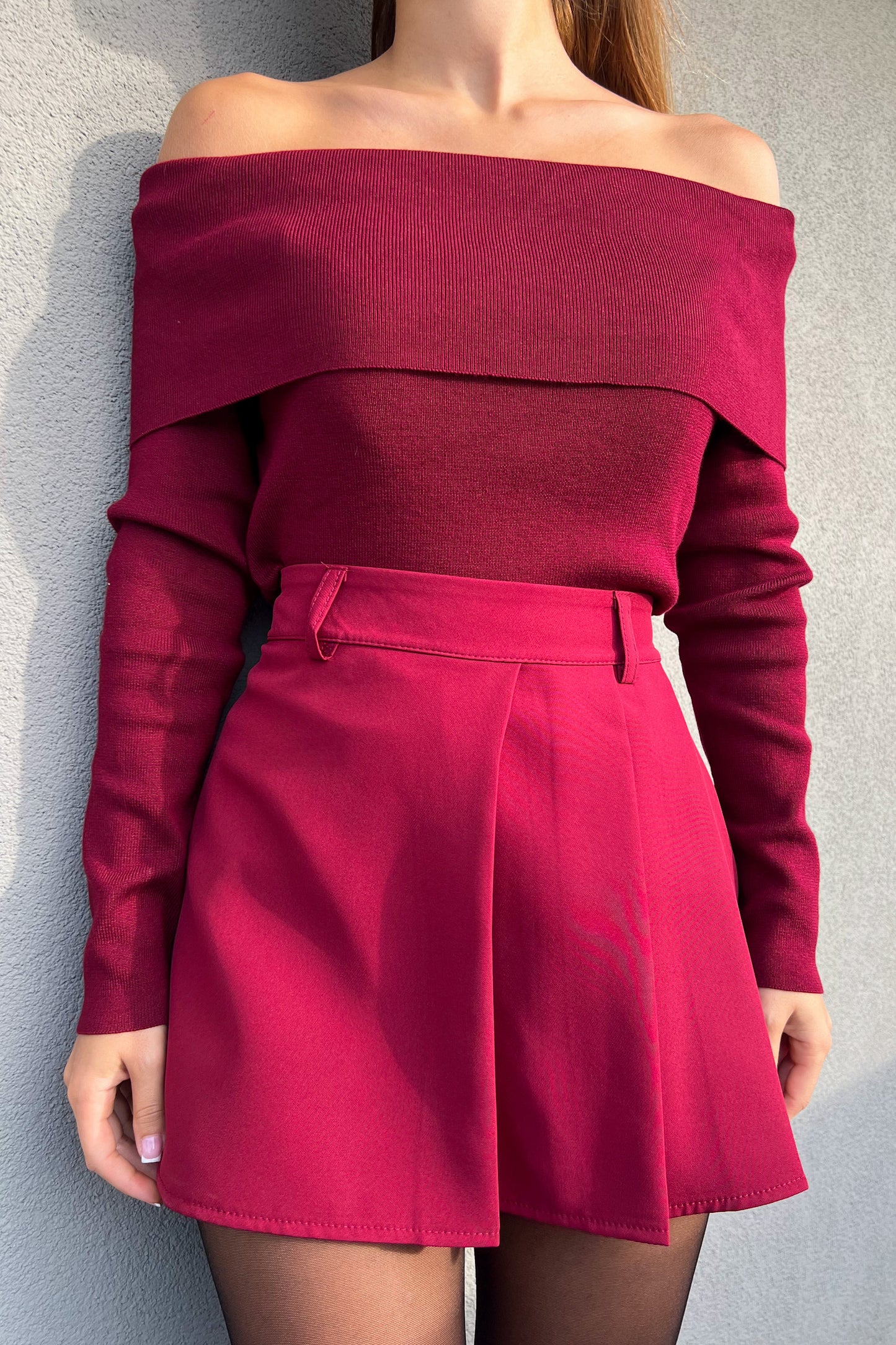 Haut bardot BORDEAUX