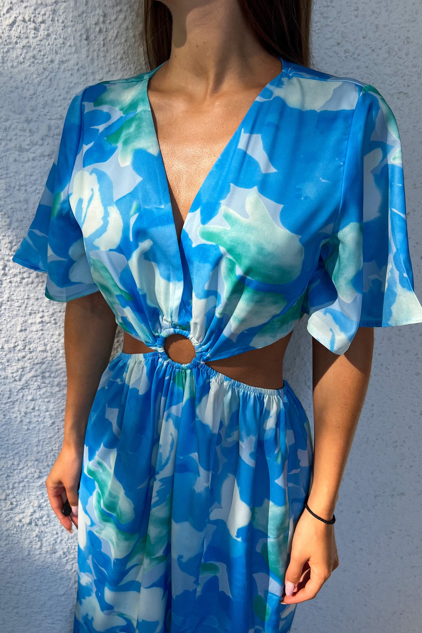Robe fluide GIGI bleue