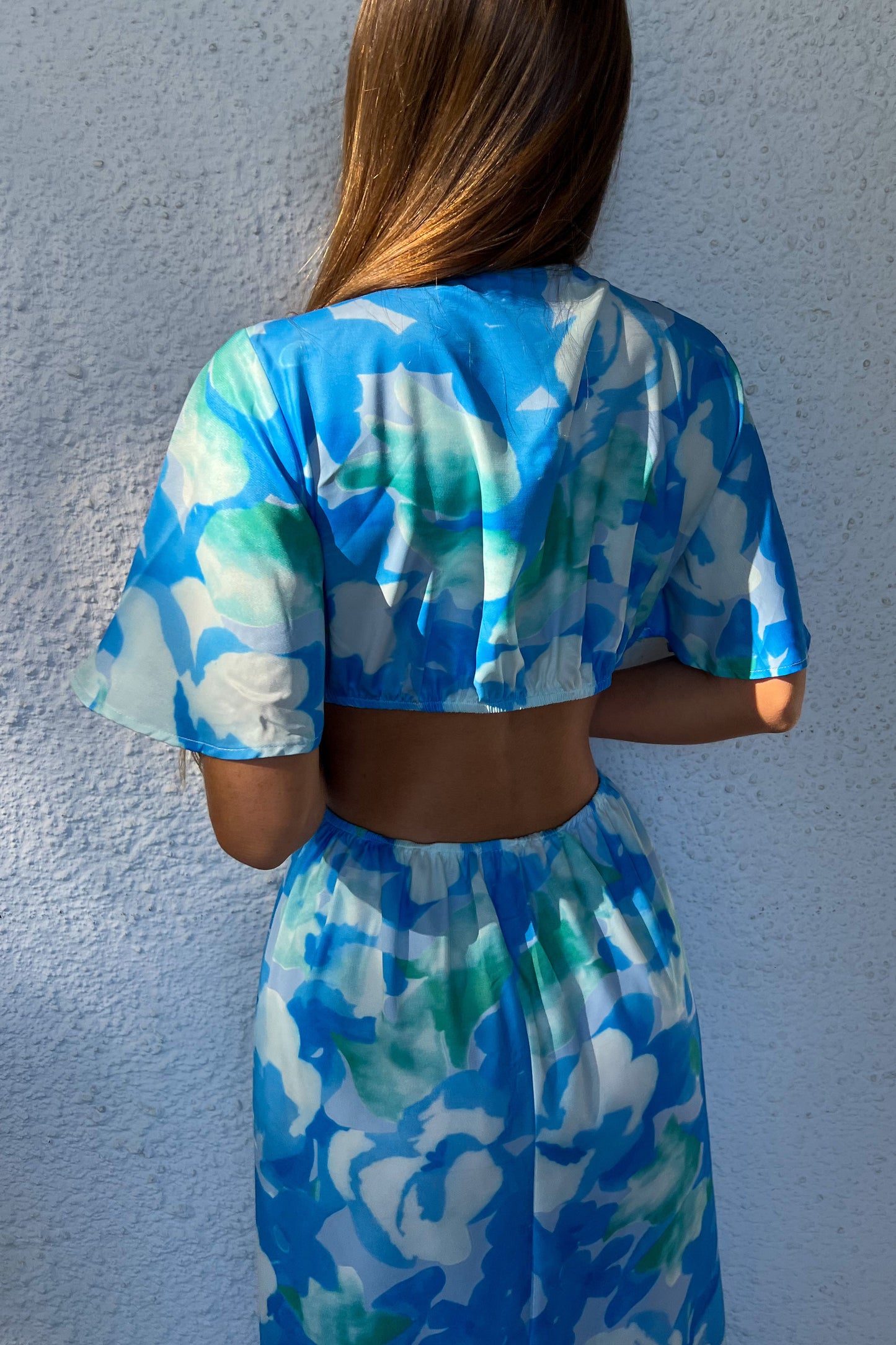 Robe fluide GIGI bleue