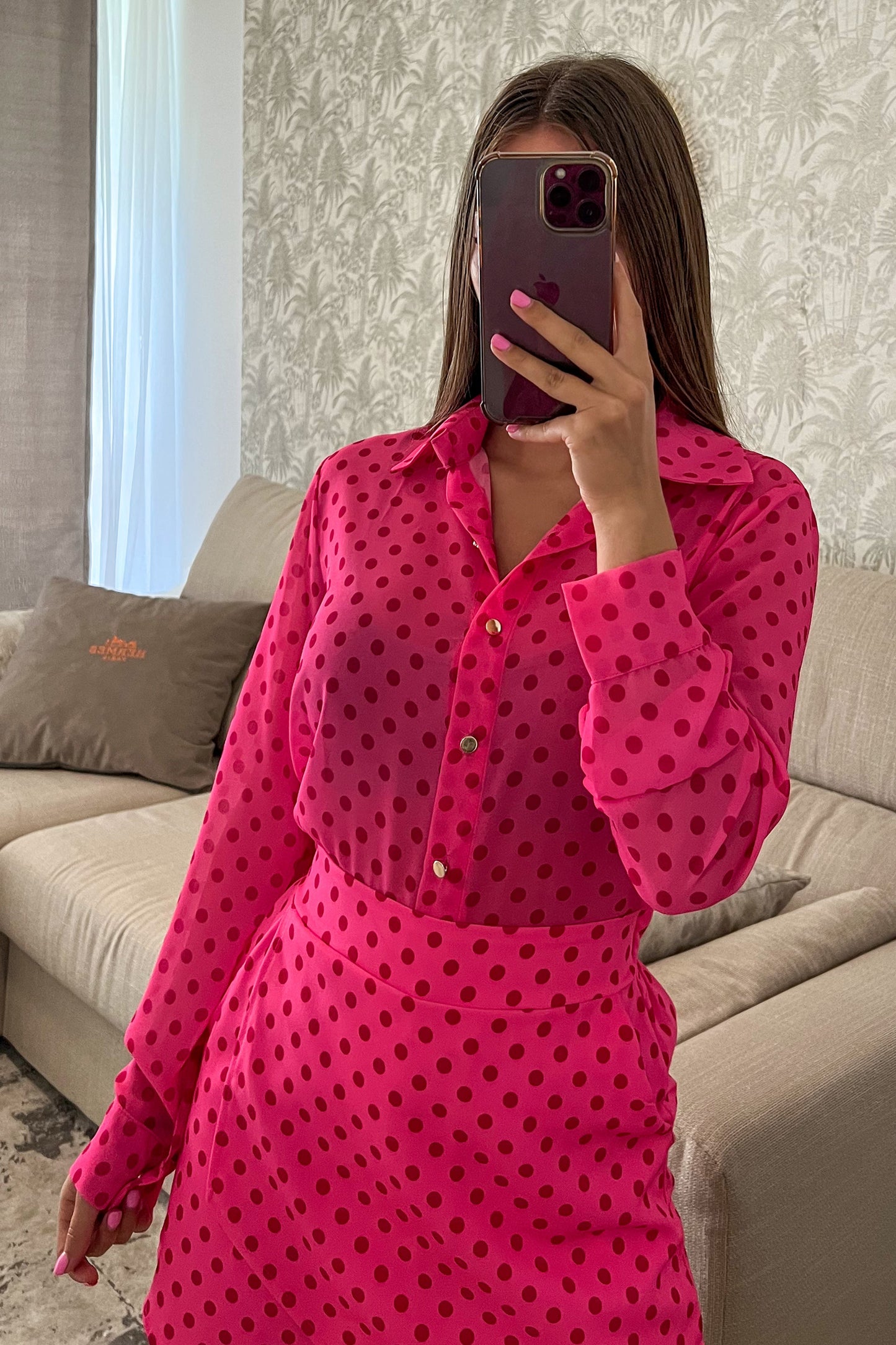 Ensemble à pois ROSE