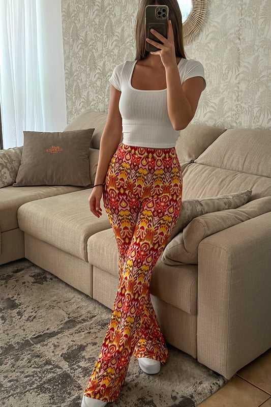 Pantalon EDEN orange