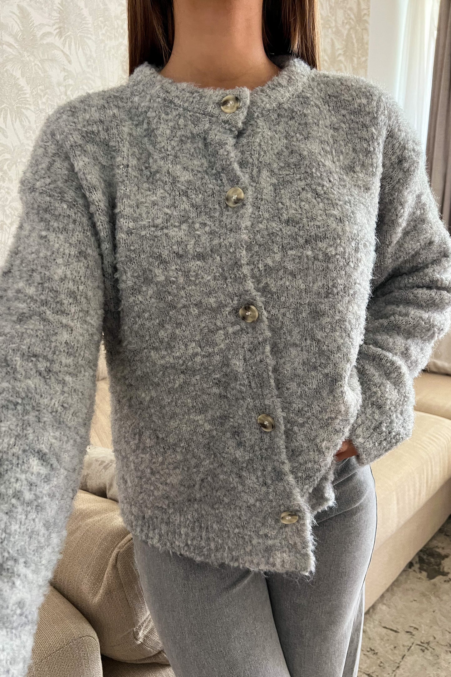 Cardigan doux en laine