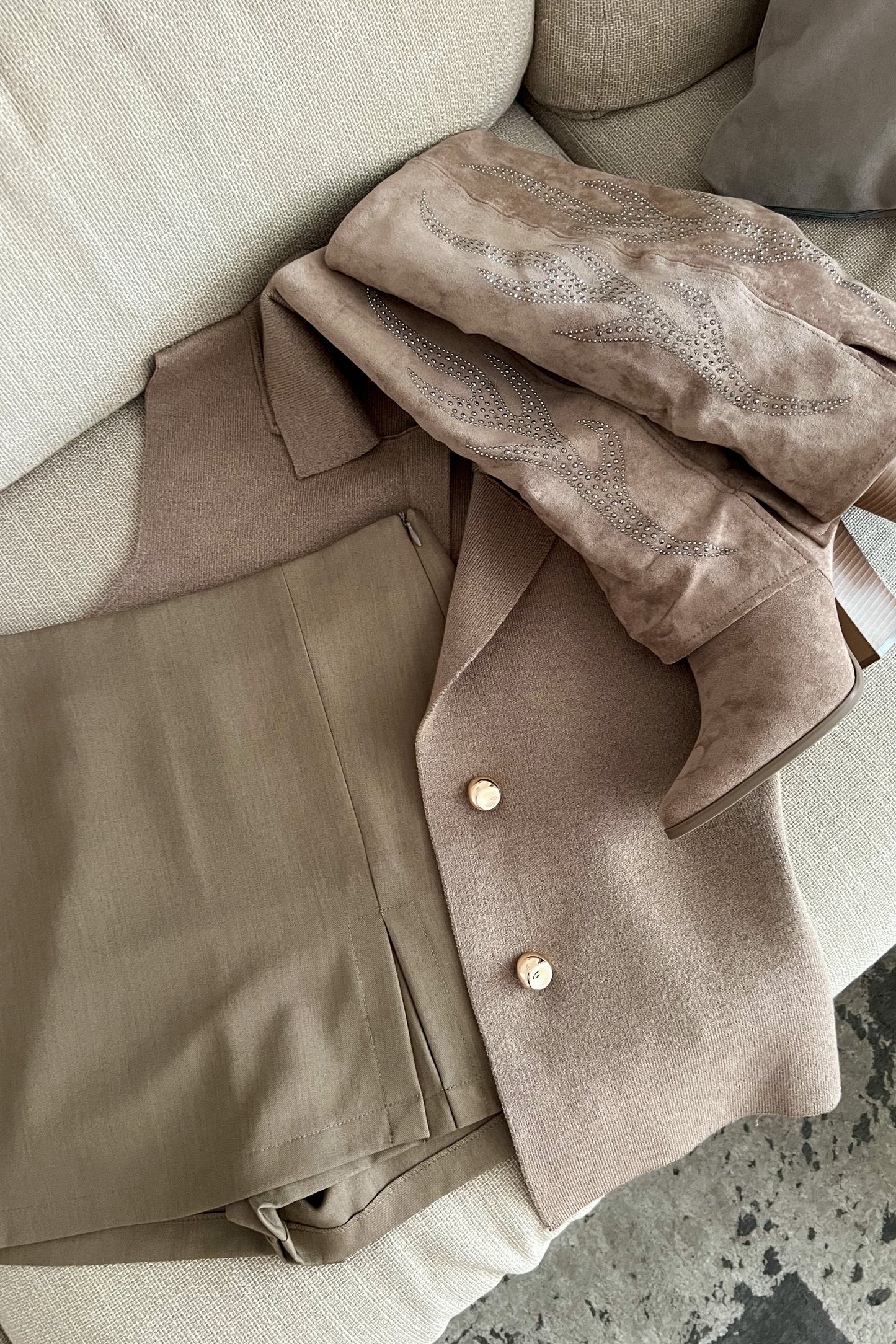 Blouse DIANA taupe