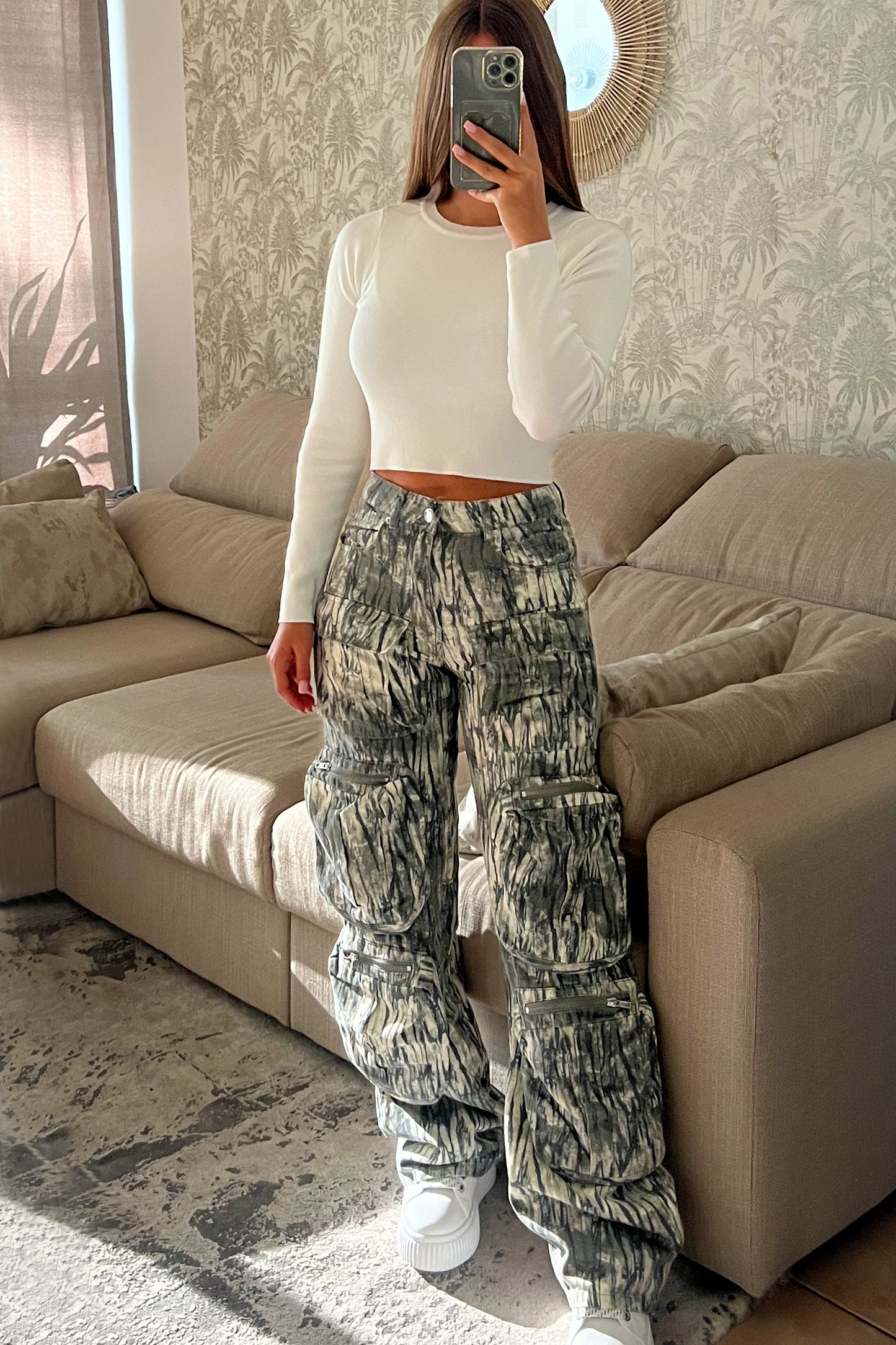 Cargo multi-poches GRIS