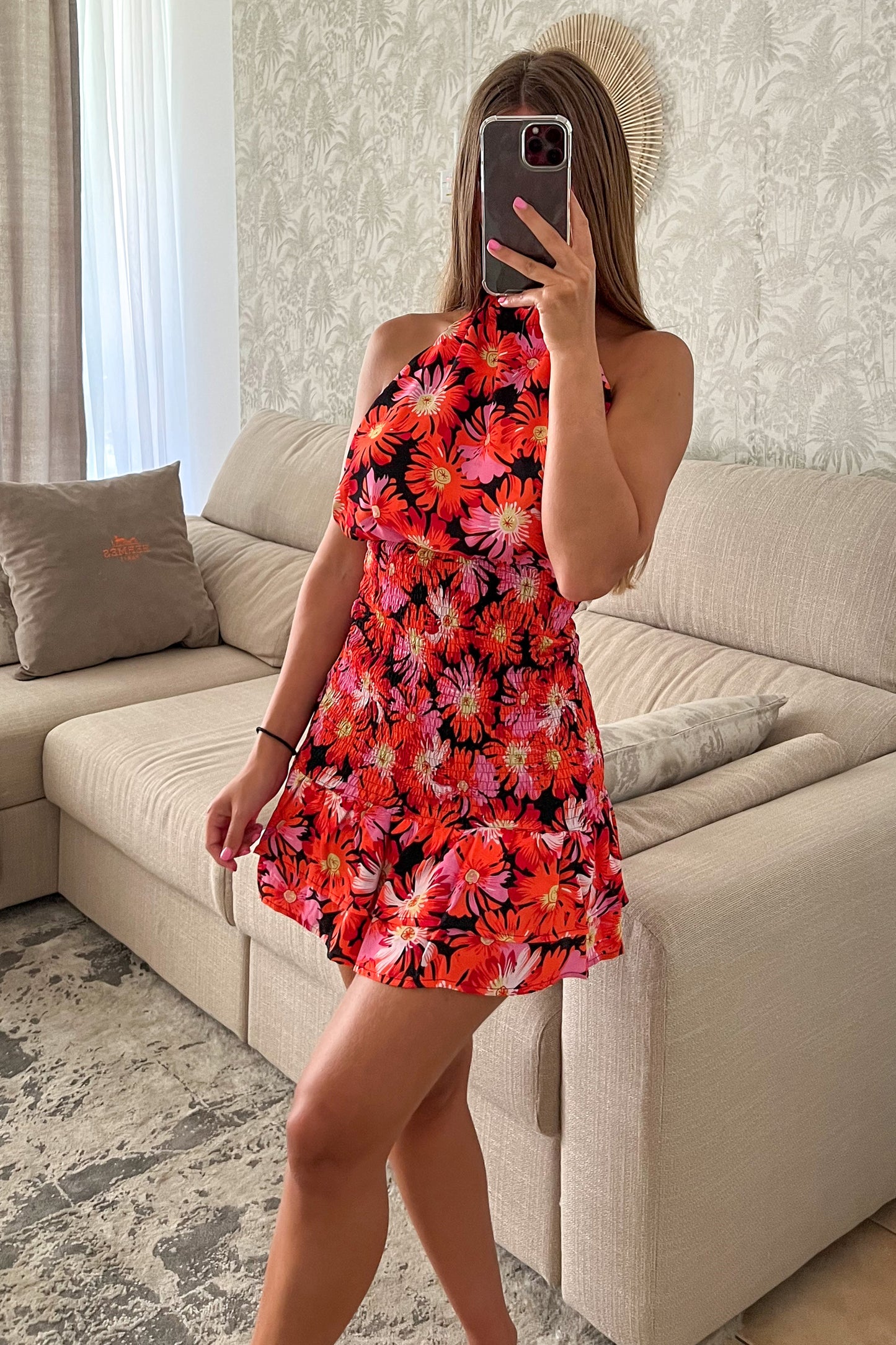 Robe dos nu ORANGE