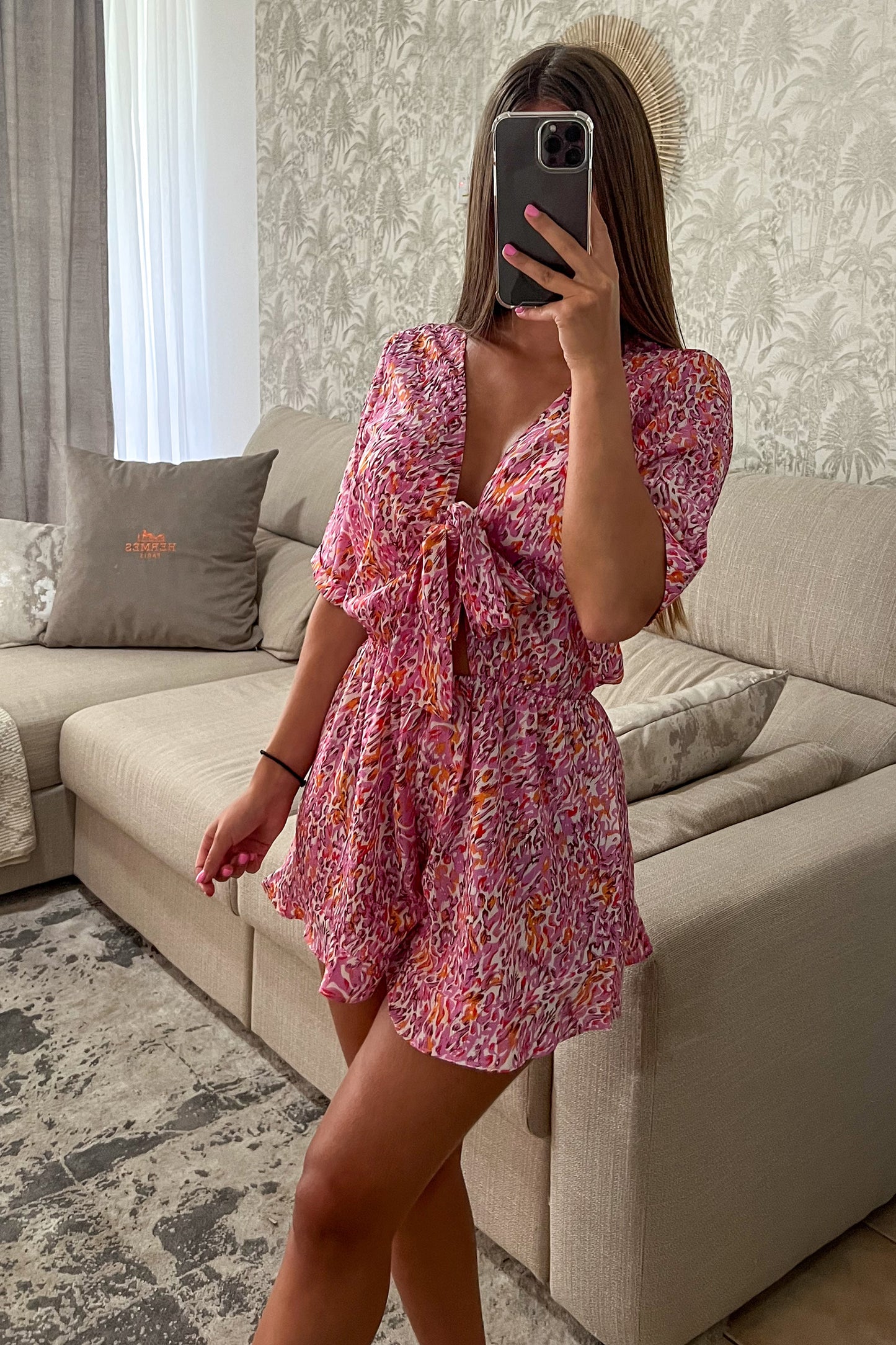 Combishort LÉO rose