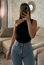 Charger l&#39;image dans la galerie, Blouse MELANIE noire
