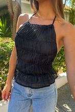 Charger l&#39;image dans la galerie, Blouse NOÉMIE noire
