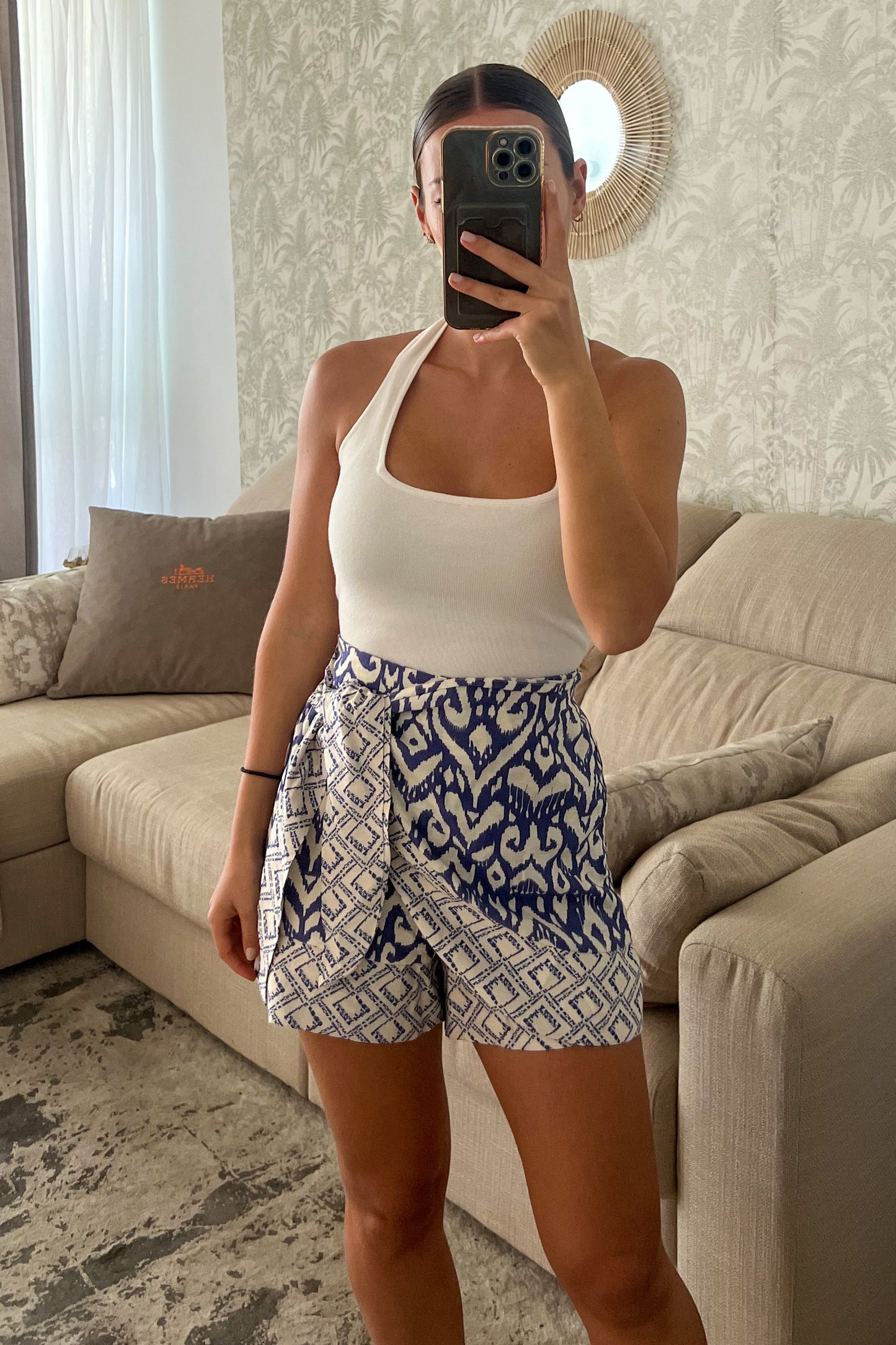 Skort bleu MYKONOS