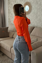 Charger l&#39;image dans la galerie, Blouse LOLA orange
