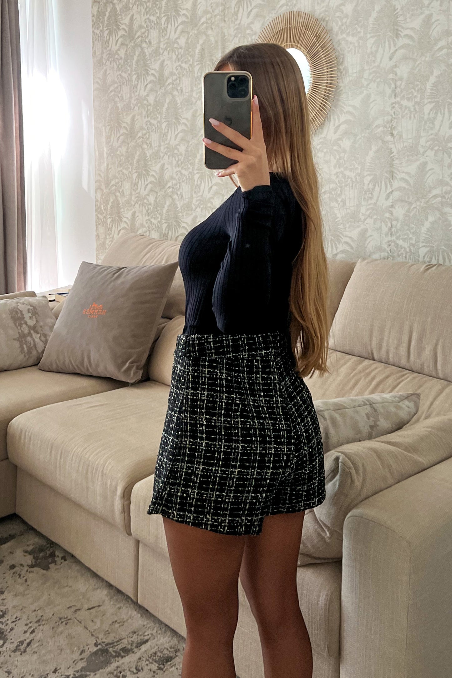 Jupe-short LINDA noire