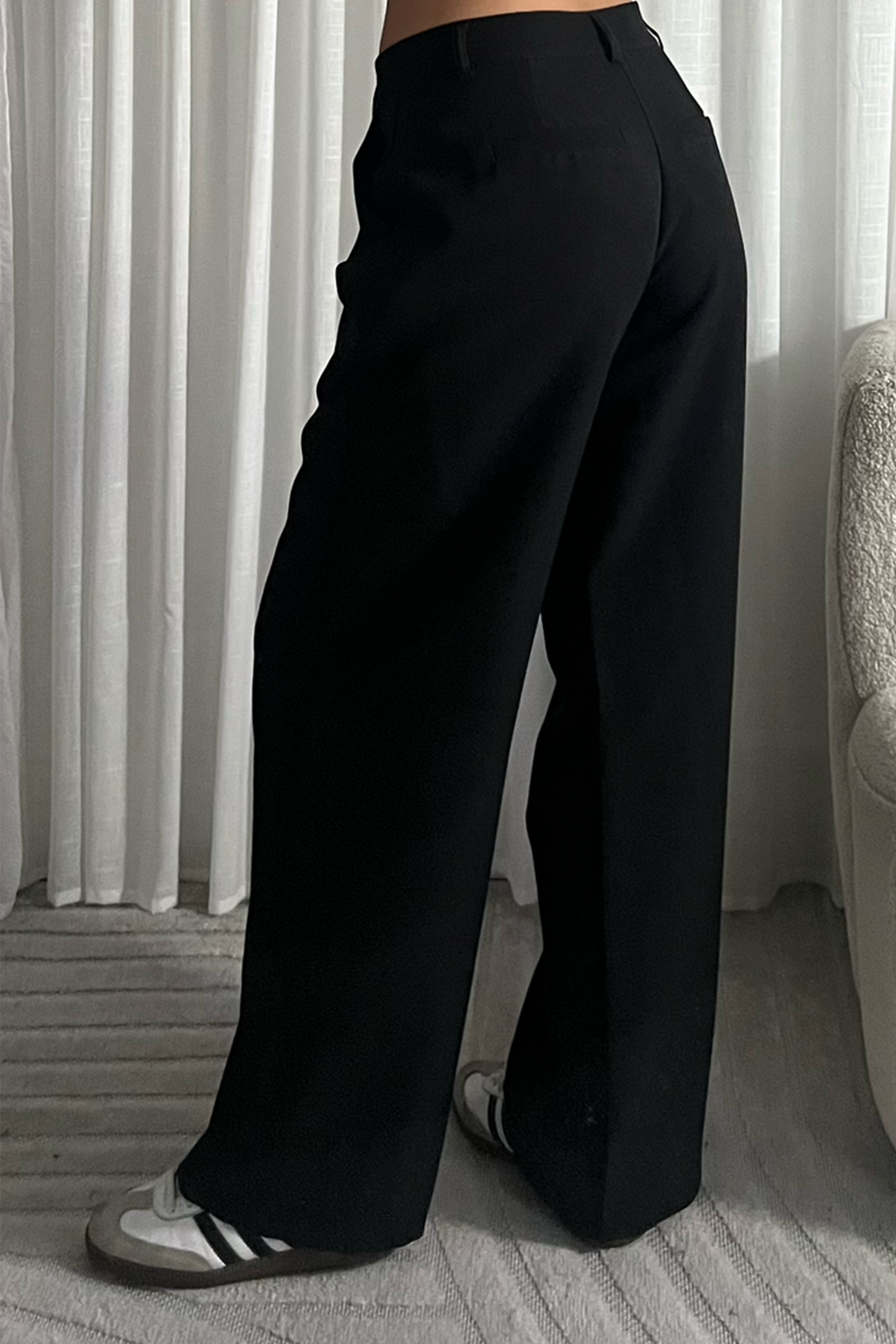 Pantalon LOW WAIST noir