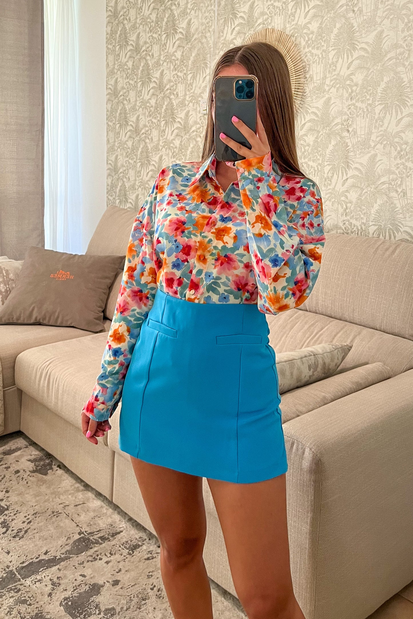 Chemise fleurie LILI