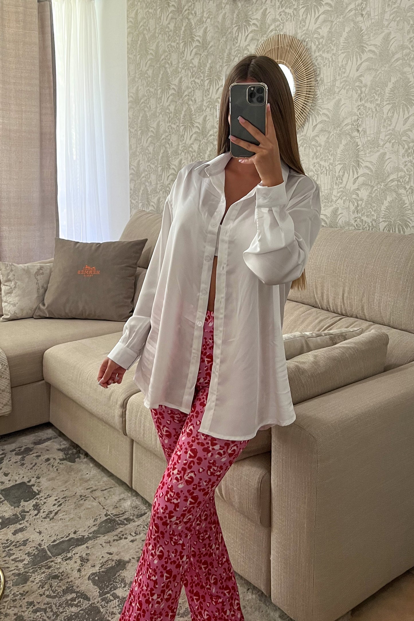 Chemise SATINÉE blanche