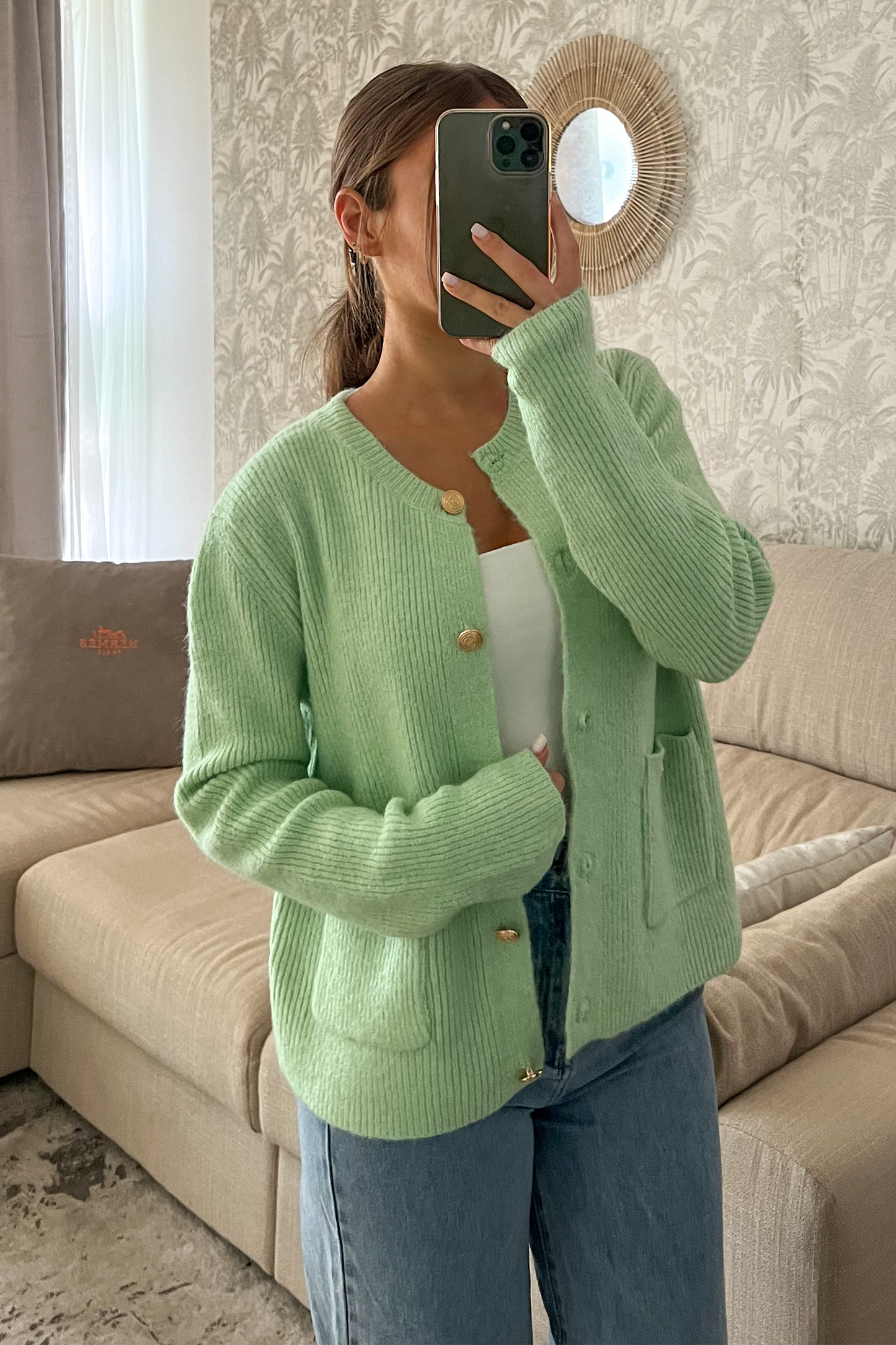 Cardigan MENTHE