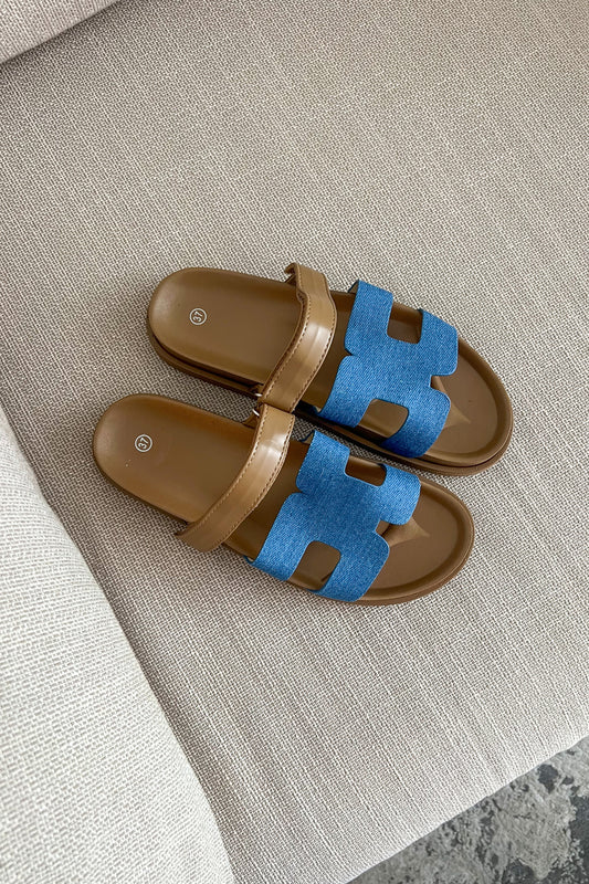 Sandales RHODES jeans/beige