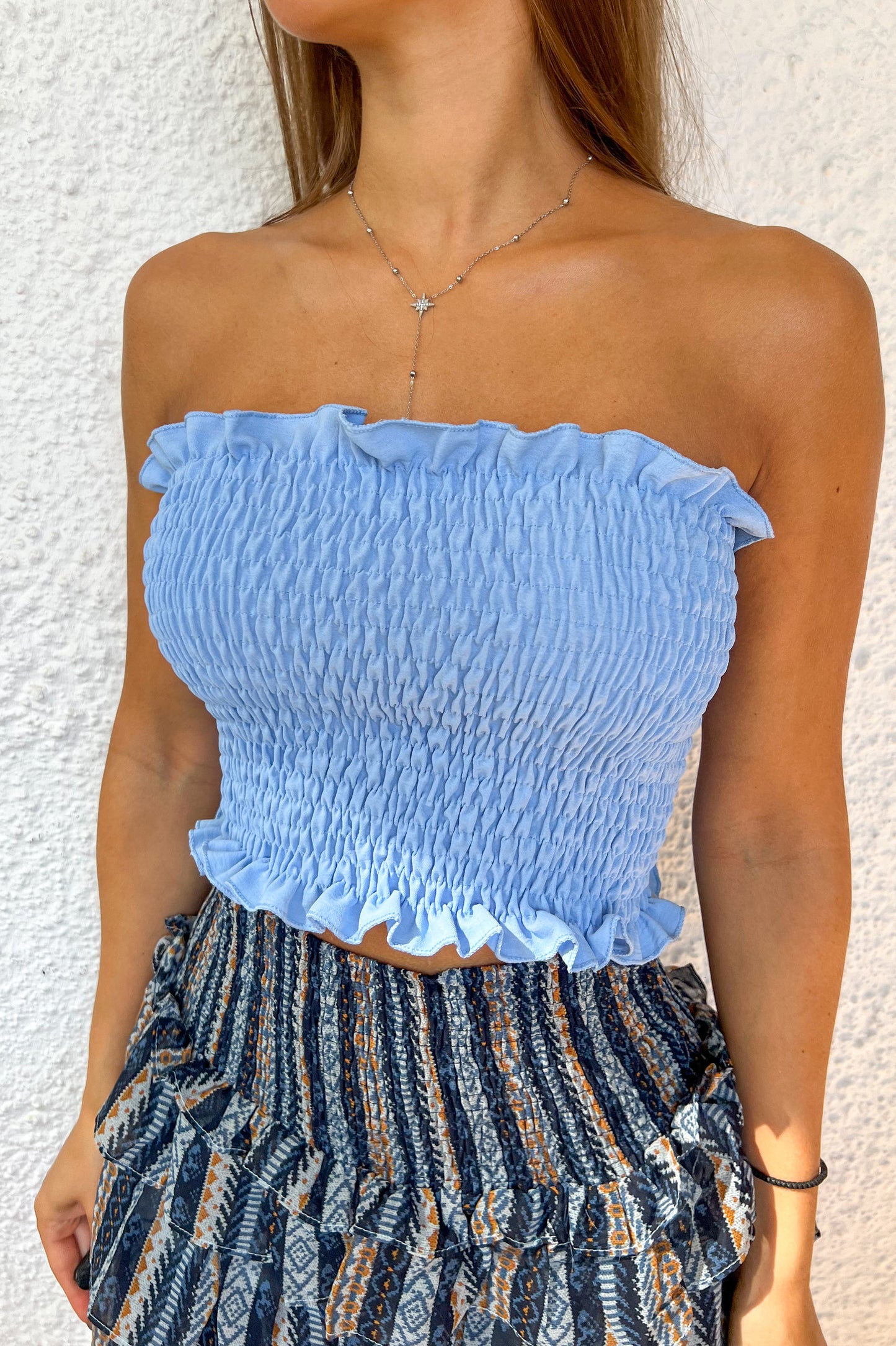 Top bandeau BLEU