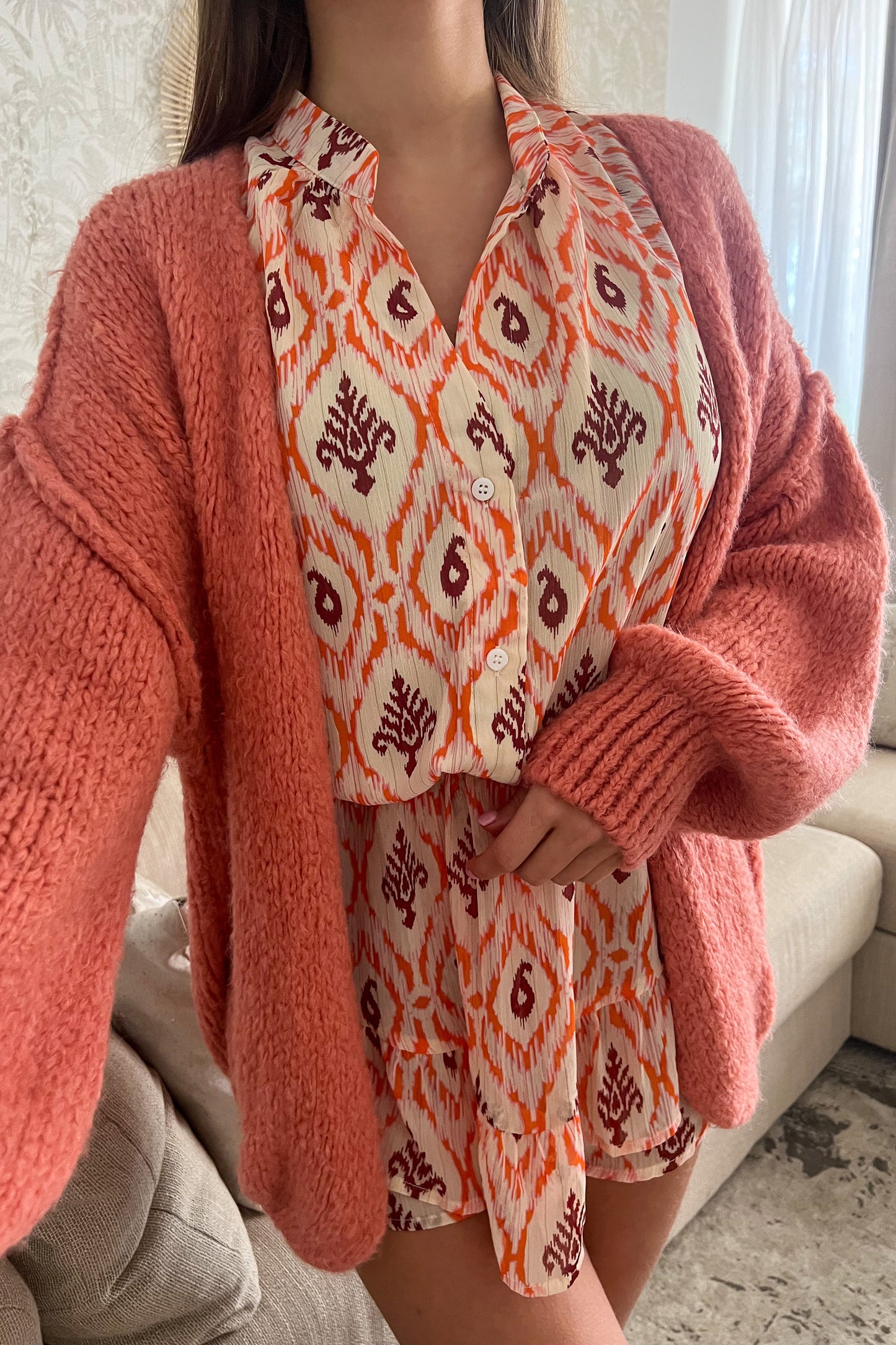 Gilet en maille CORAIL