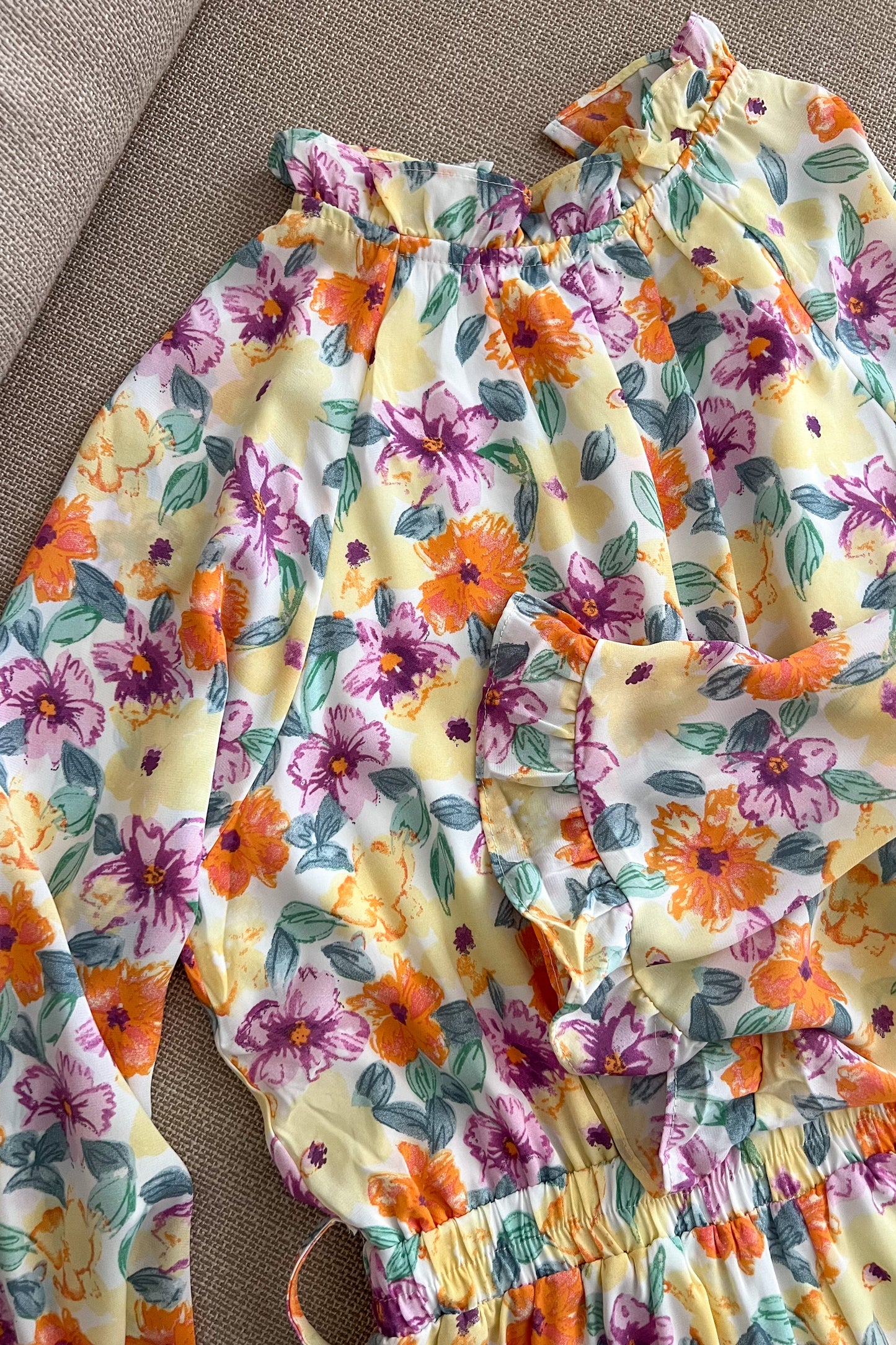 Combishort dos nu BALI colorée