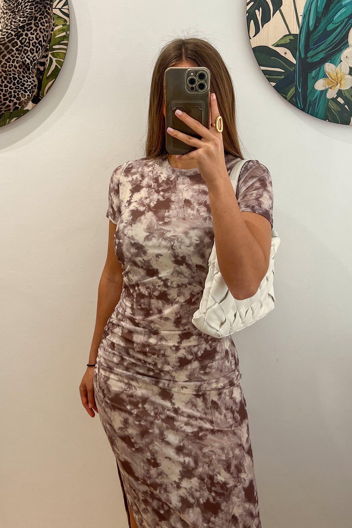Robe en tulle BEIGE