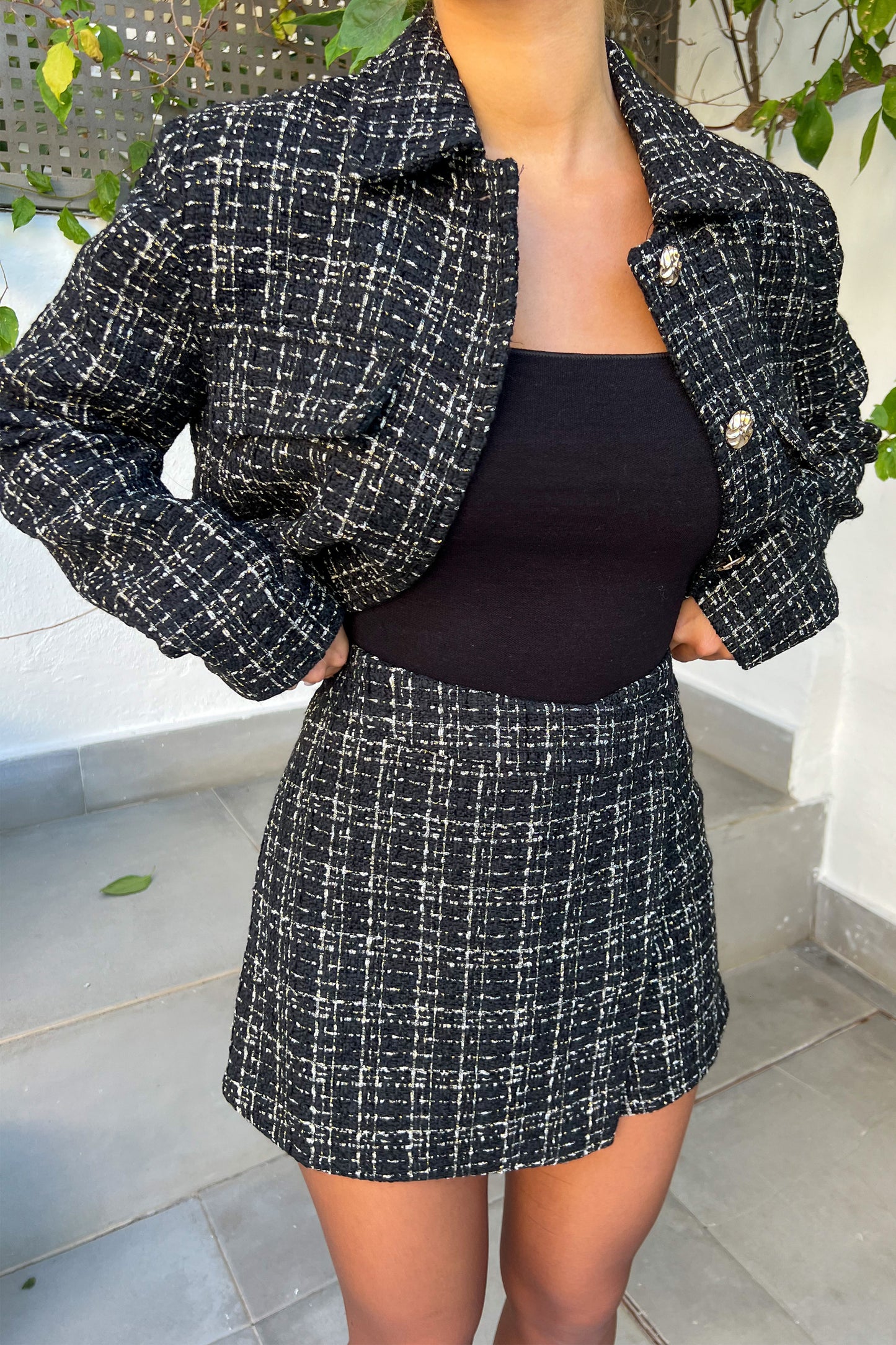 Jupe-short LINDA noire