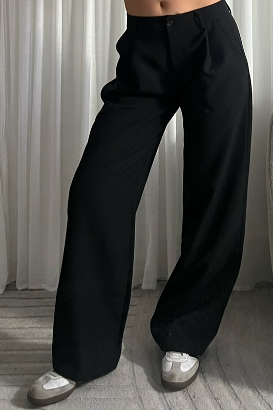 Pantalon LOW WAIST noir