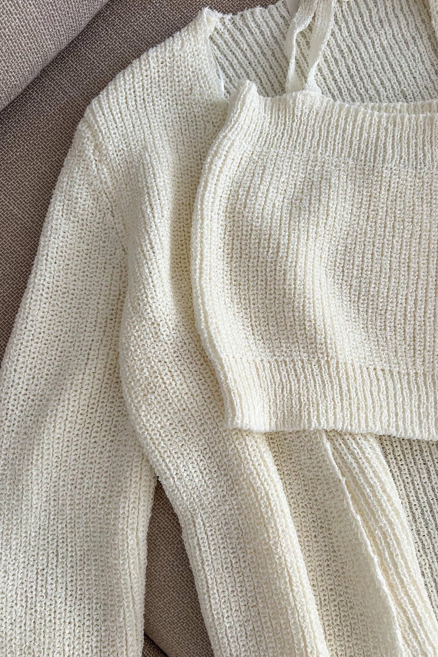 Ensemble bora blanc