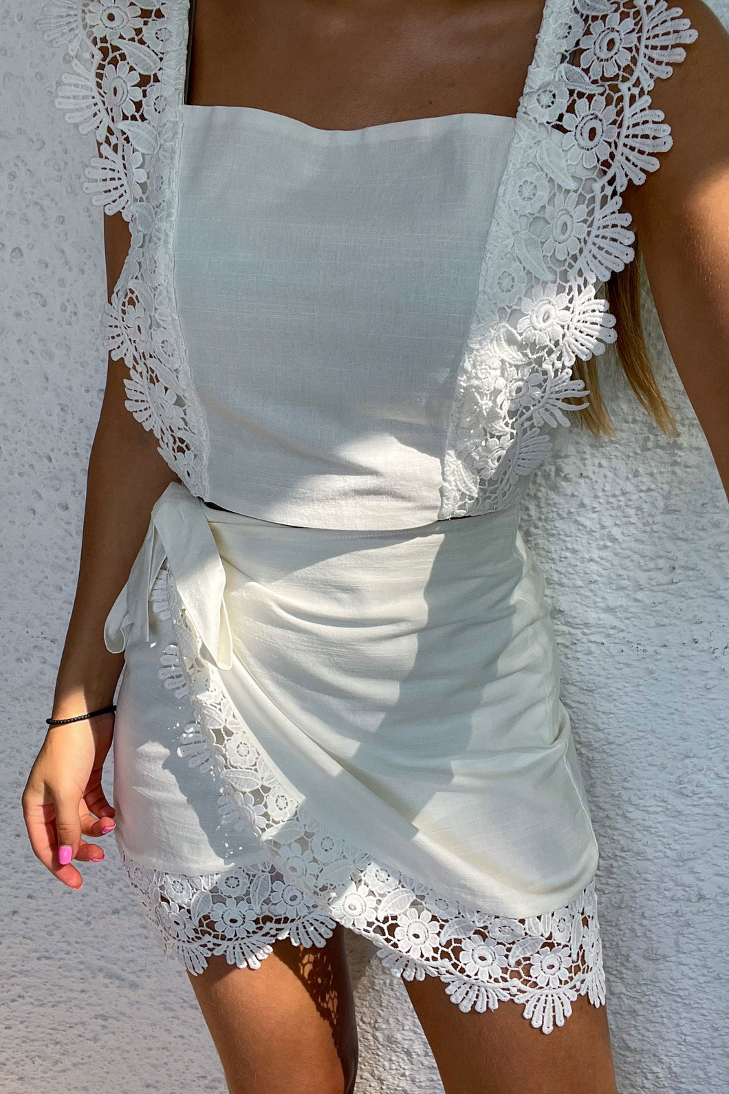 Ensemble en coton SUMMER blanc