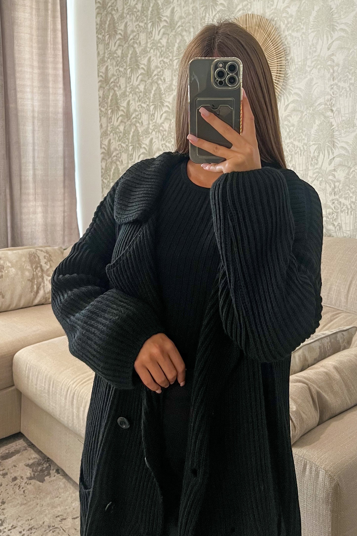 Gilet-veste coupe blazer NOIR