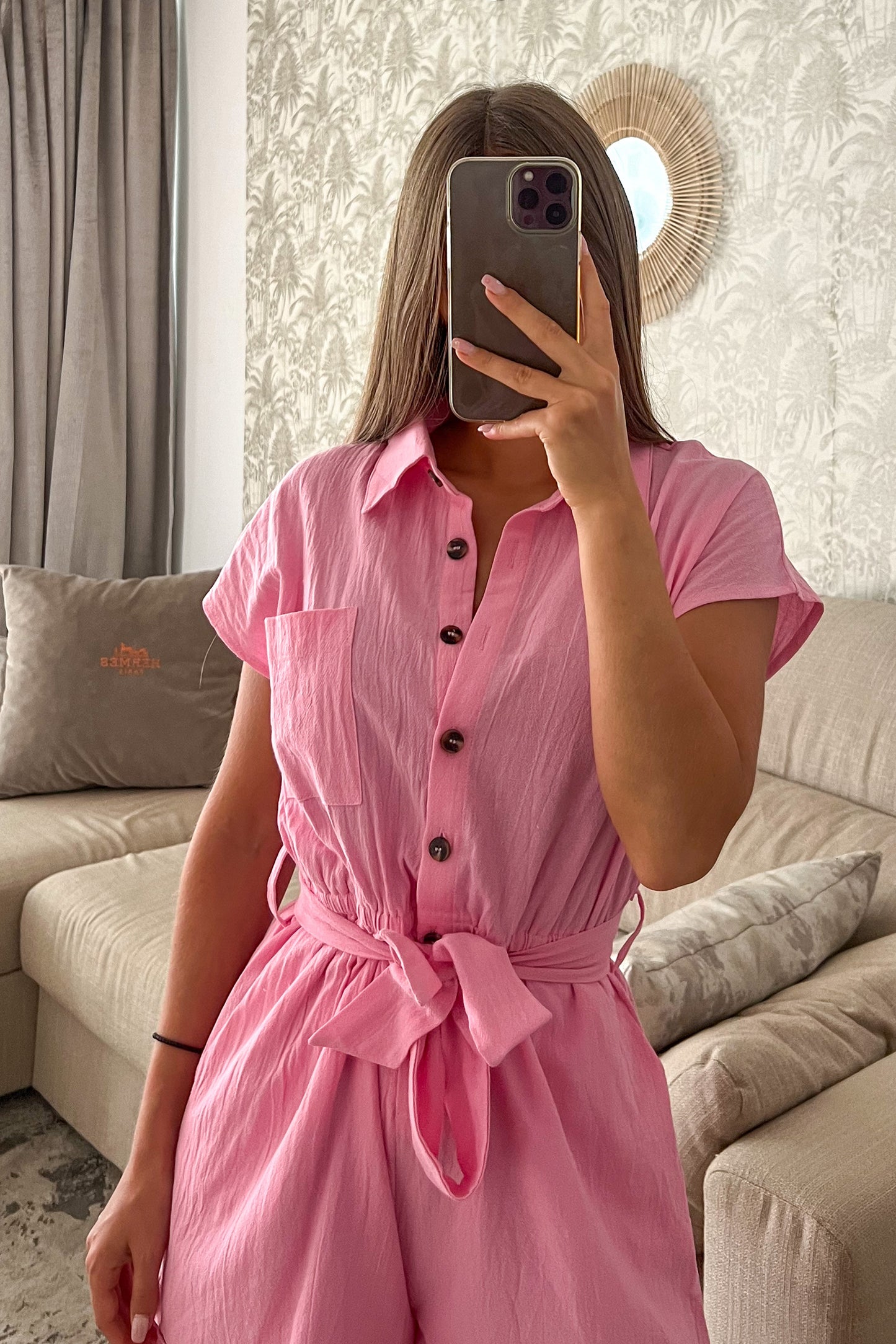 Combishort rose COTON