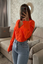 Charger l&#39;image dans la galerie, Blouse LOLA orange
