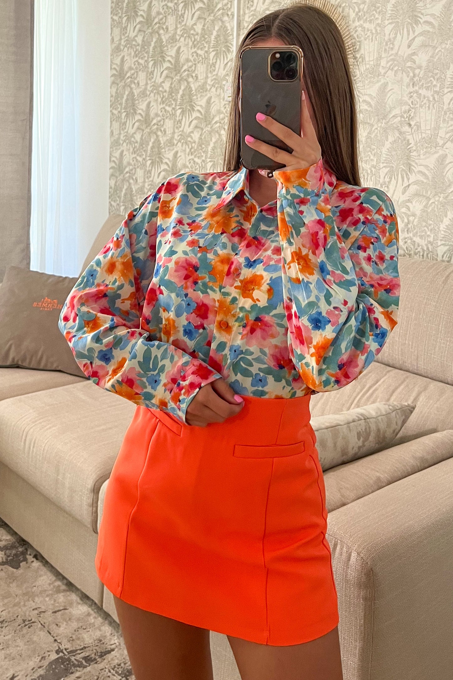 Chemise fleurie LILI