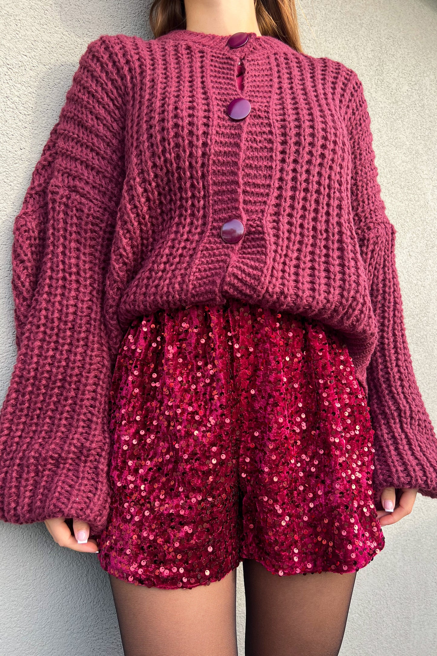 Short pailleté BORDEAUX