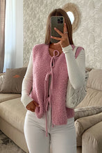 Charger l&#39;image dans la galerie, Gilet en laine ROSE
