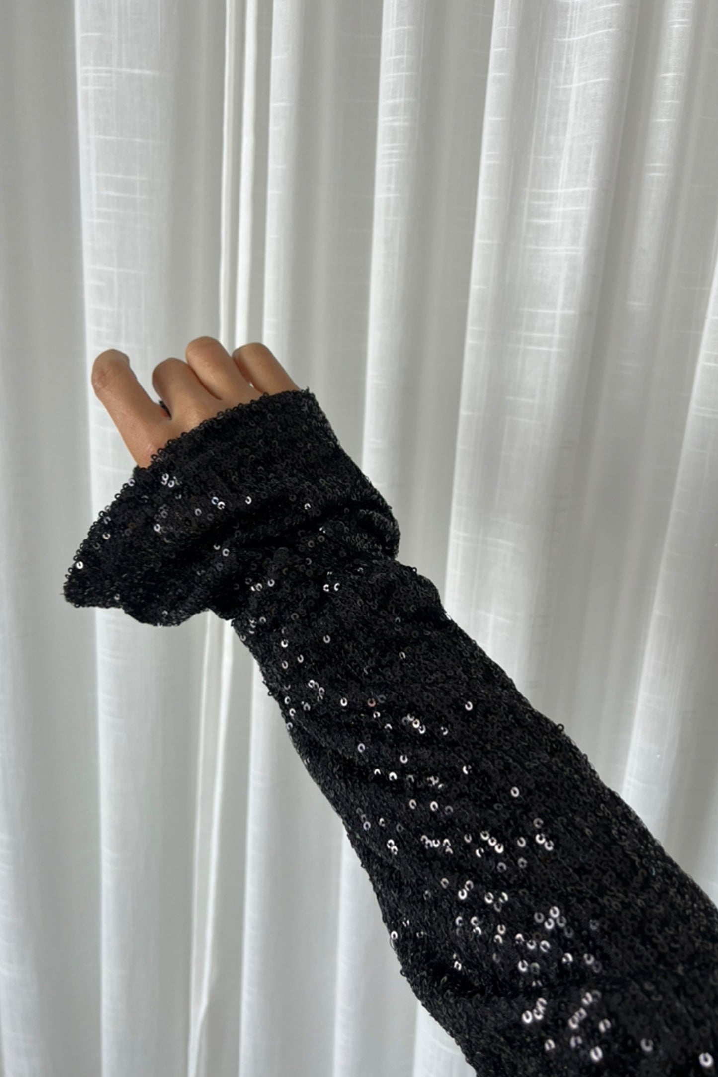 Blouse dos nu SEQUINS