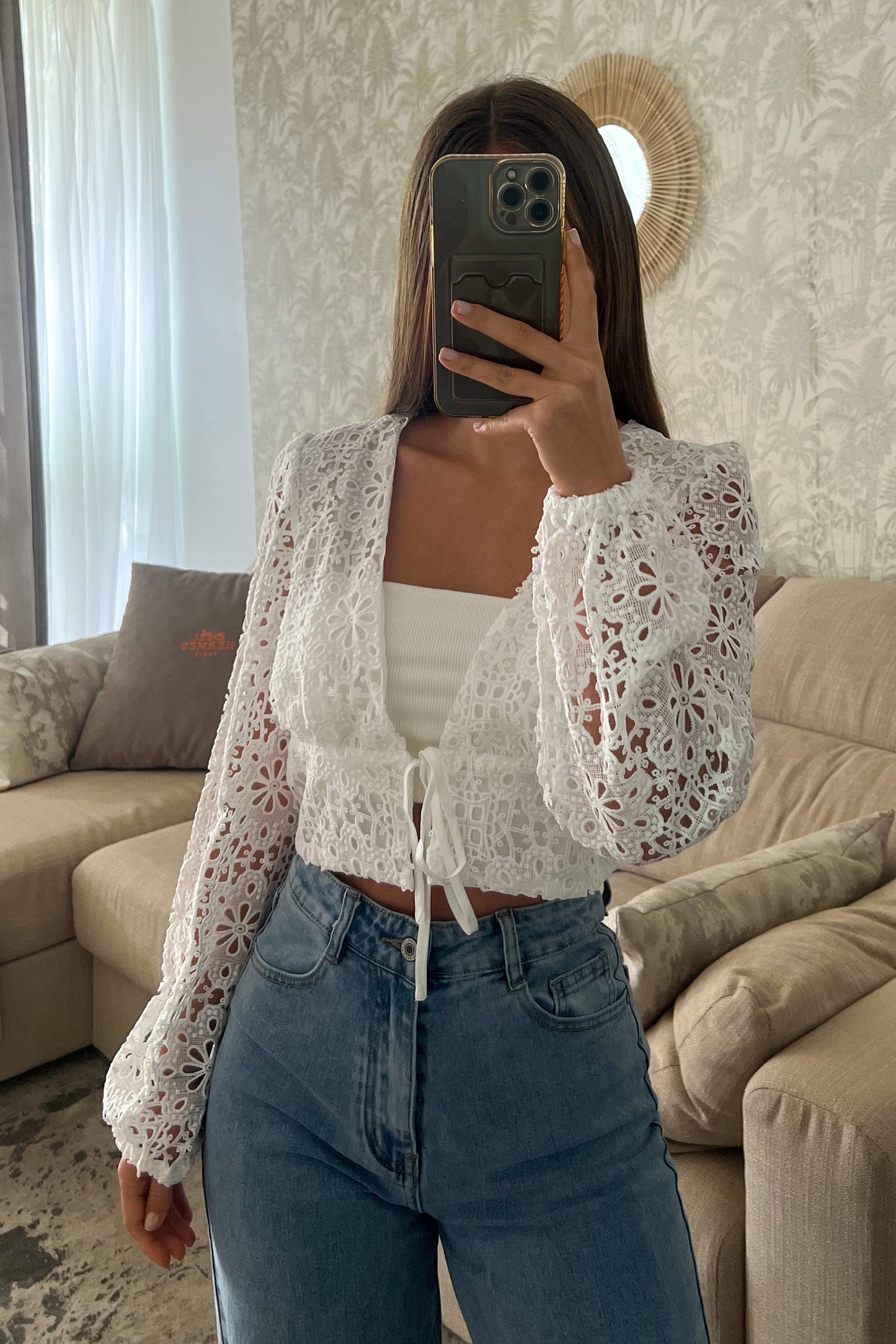 Blouse BRODÉE blanche