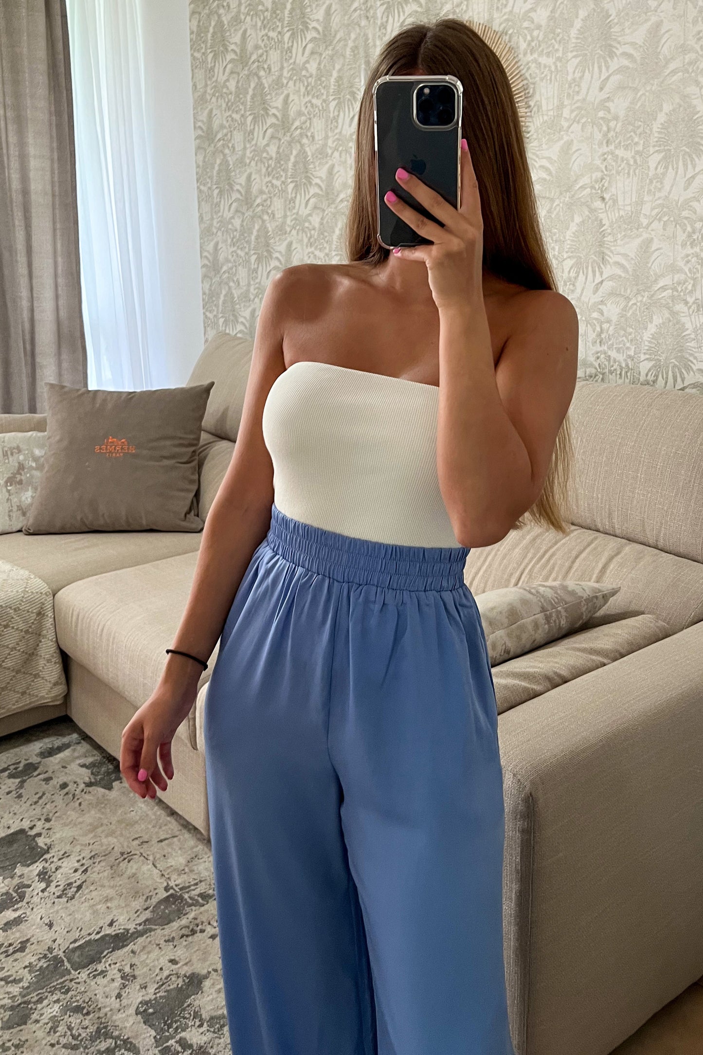 Bustier en coton BLANC/CRÈME