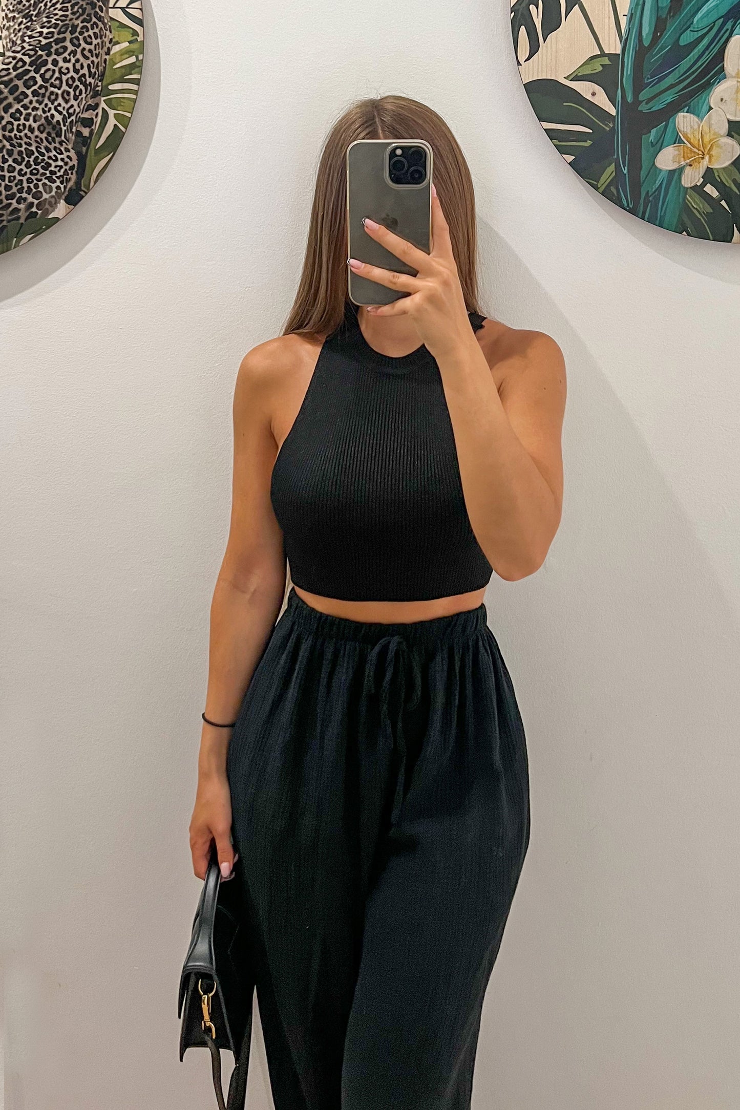 Dos nu pailleté NOIR