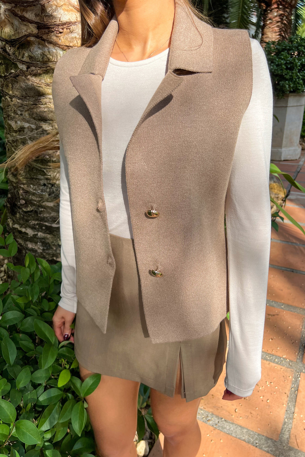 Blouse DIANA taupe