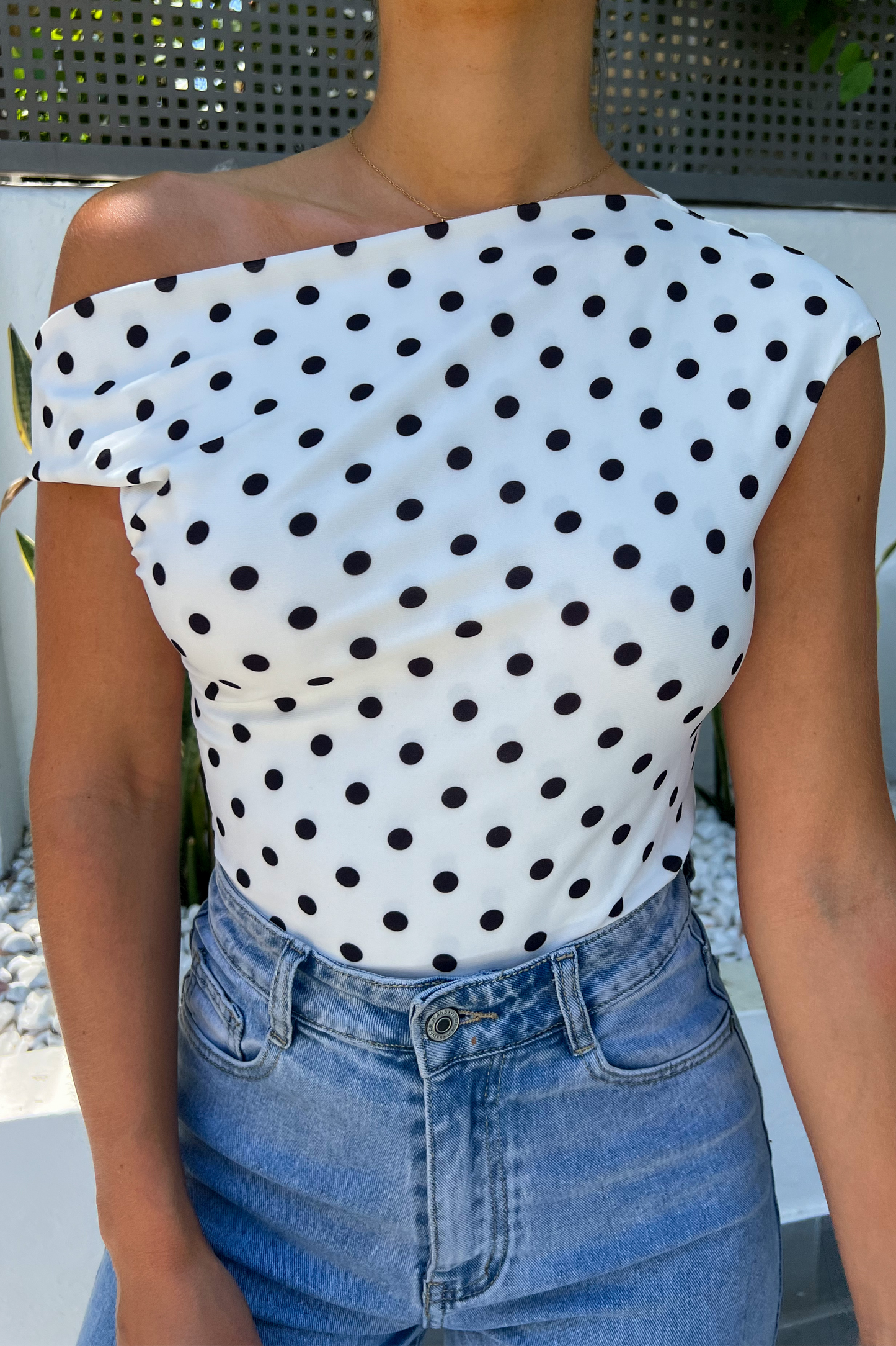 Blouse POLKA blanche