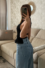 Charger l&#39;image dans la galerie, Blouse NOÉMIE noire

