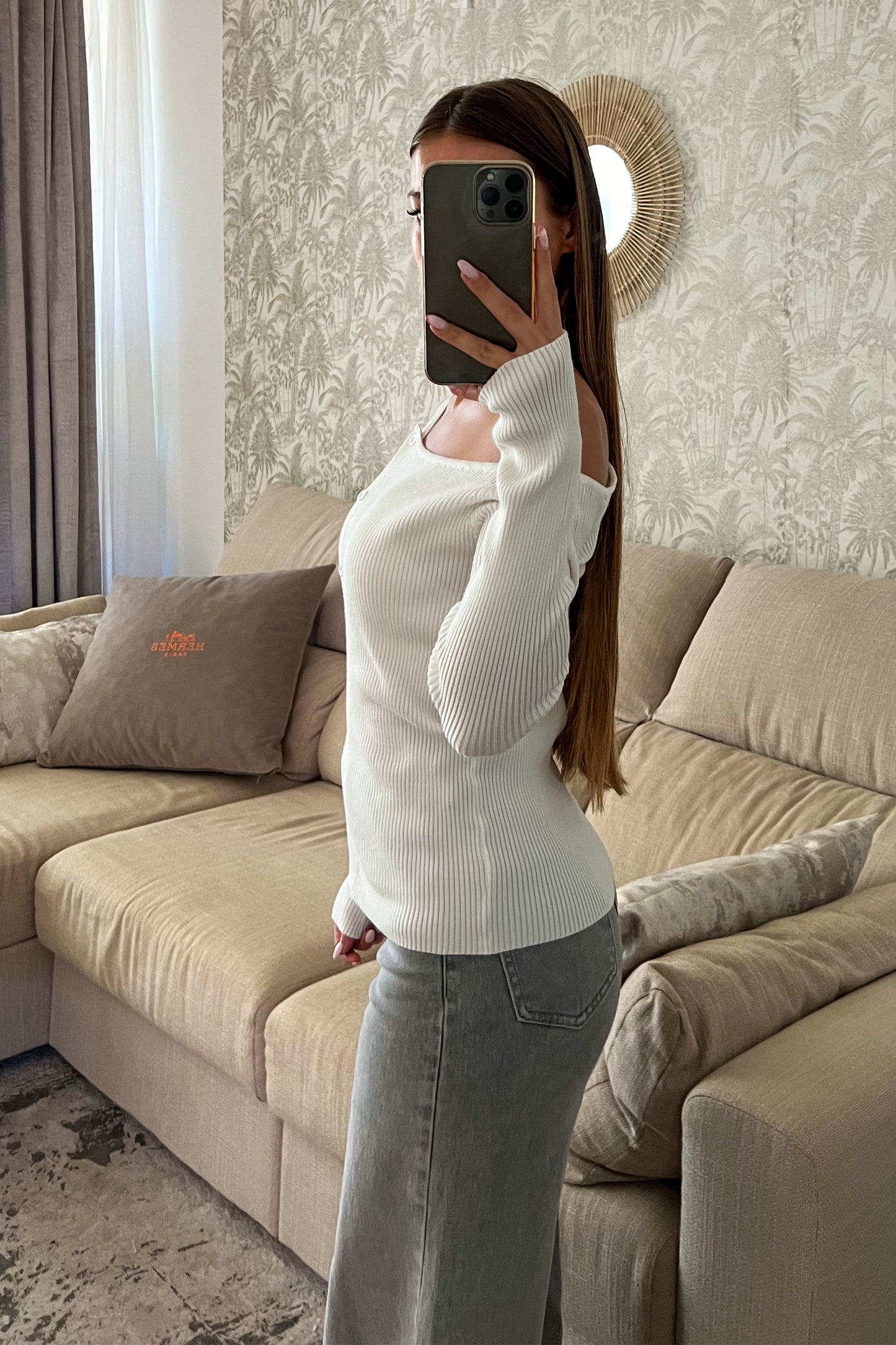 Blouse asymétrique BLANCHE