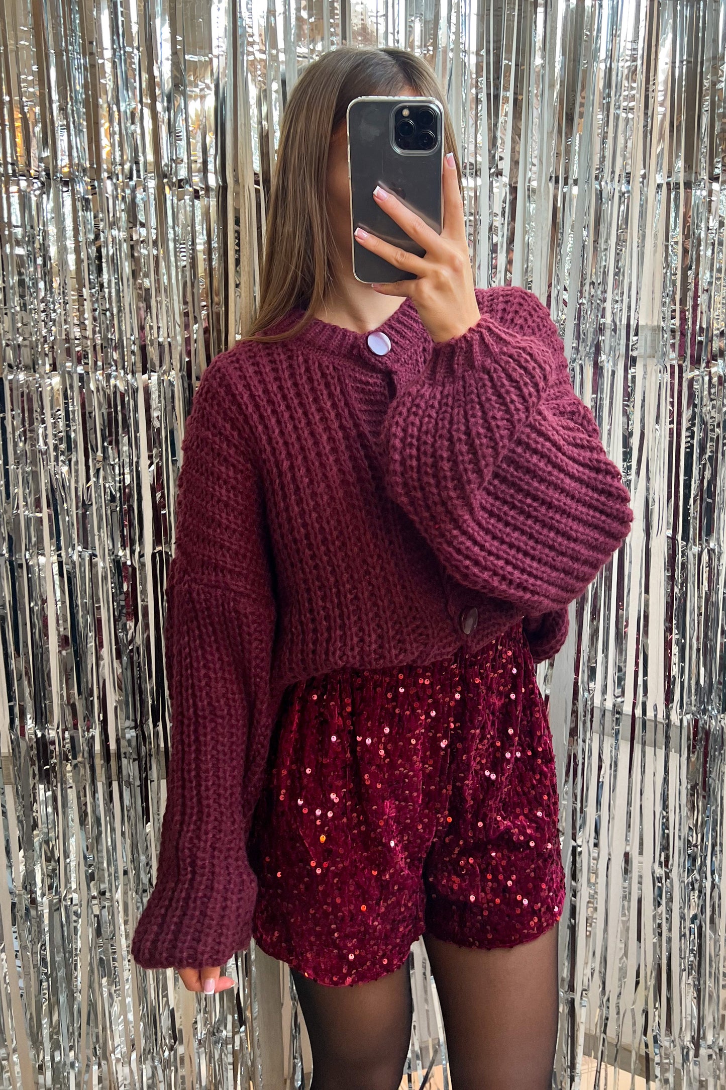 Short pailleté BORDEAUX