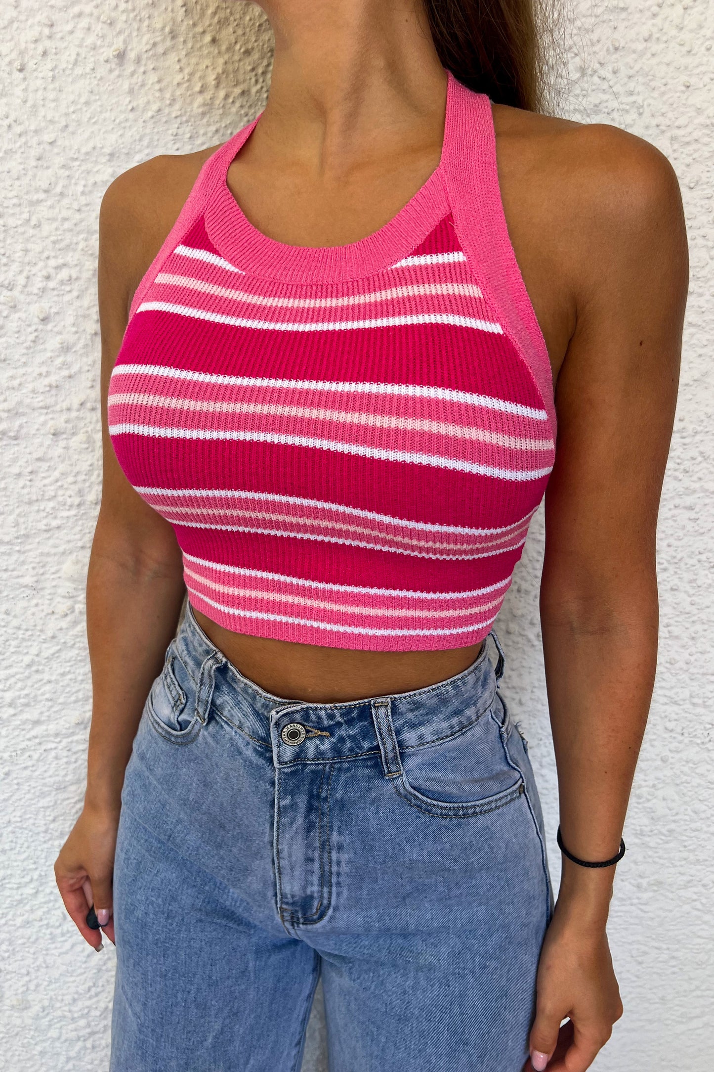 Dos nu en maille ROSE