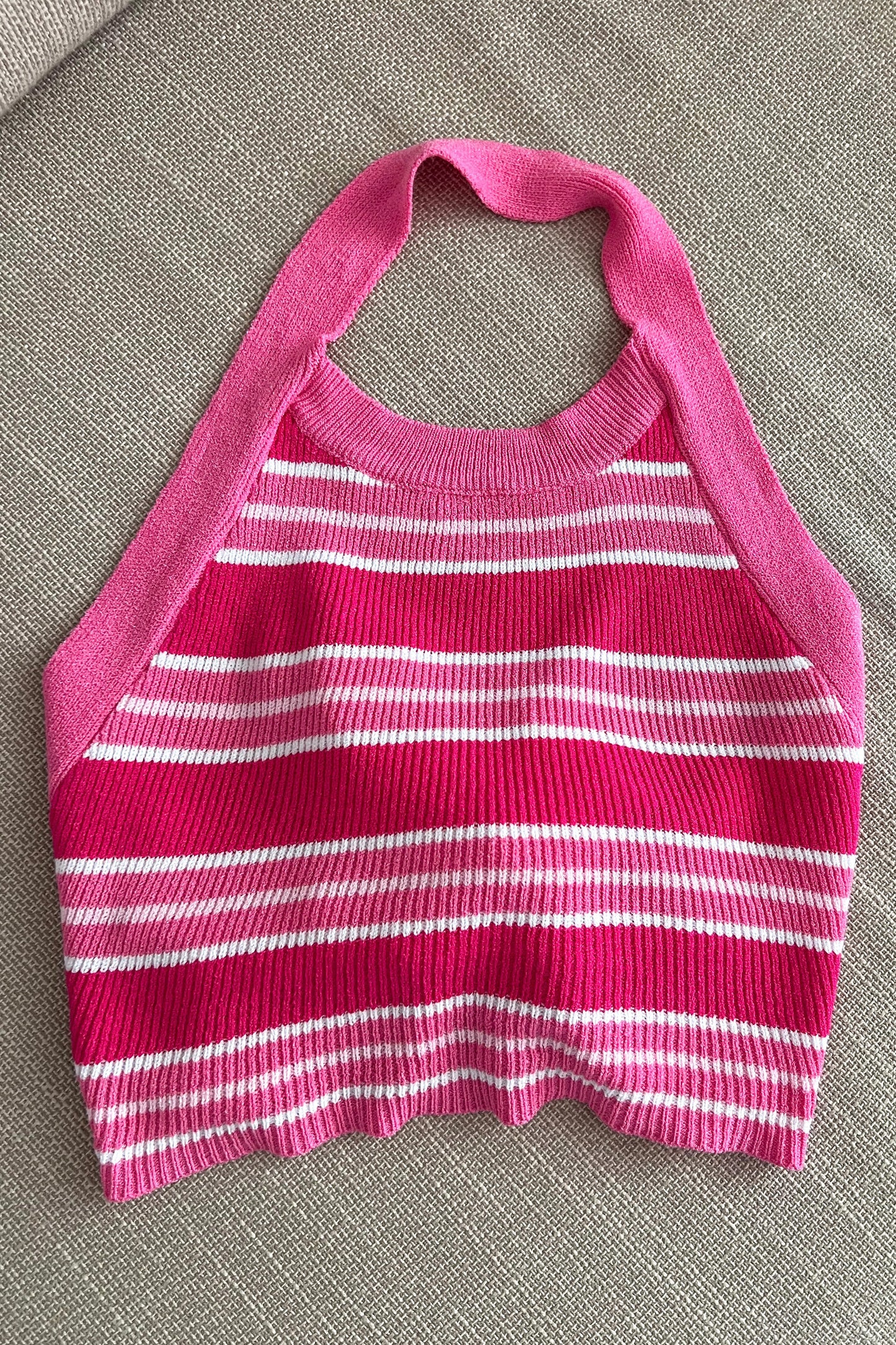 Dos nu en maille ROSE
