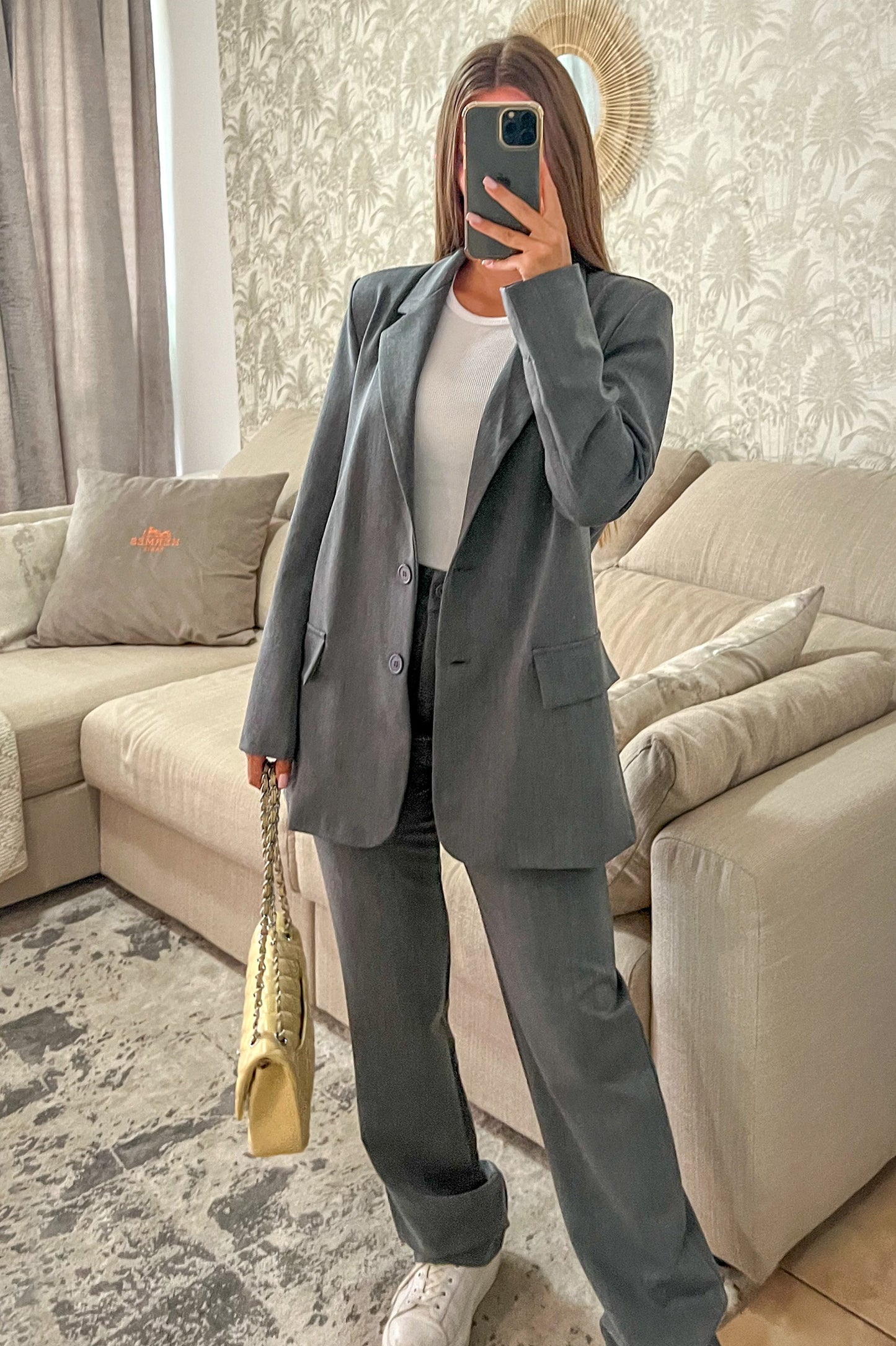 Blazer gris JULIETTE