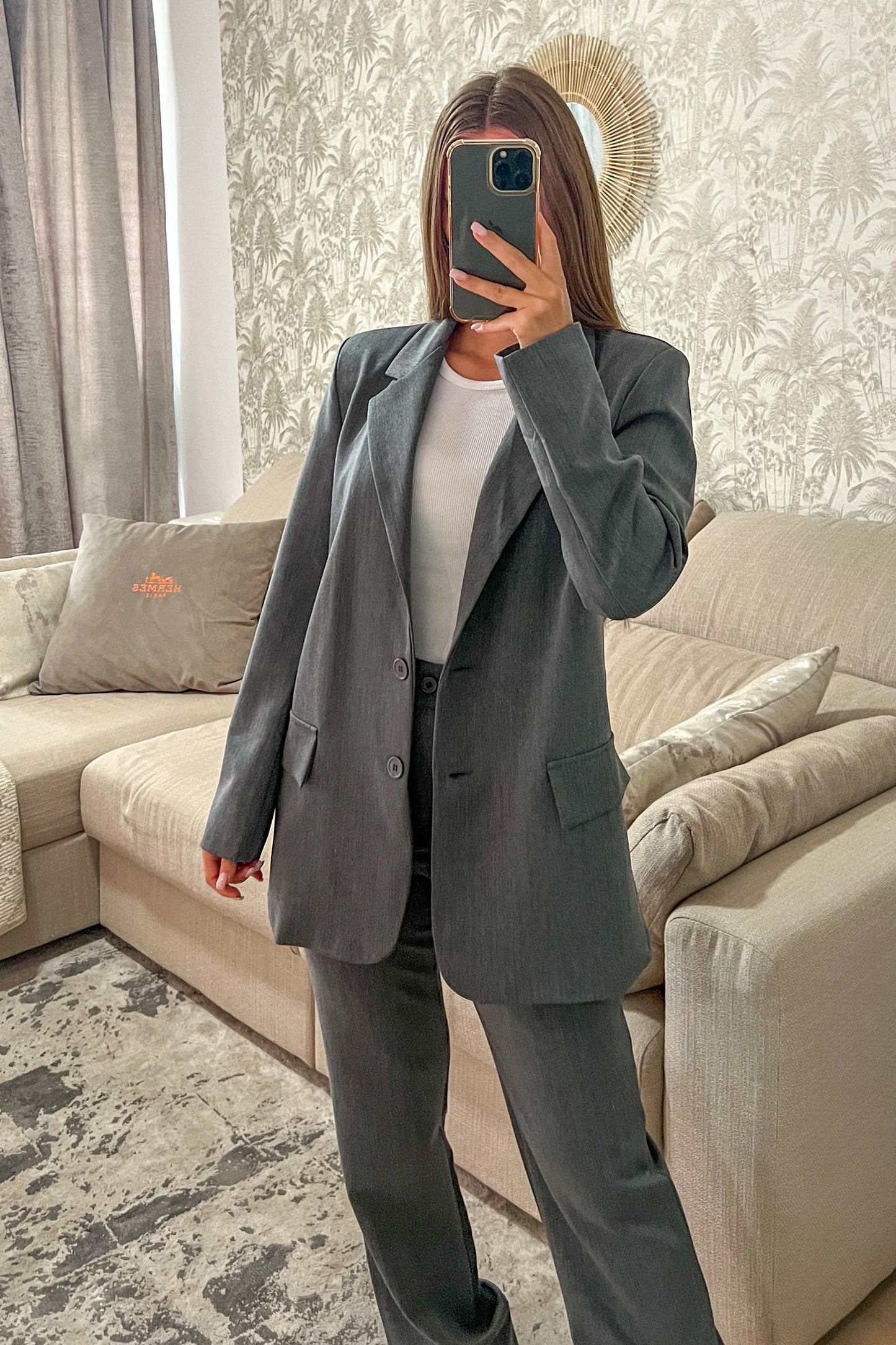 Blazer gris JULIETTE