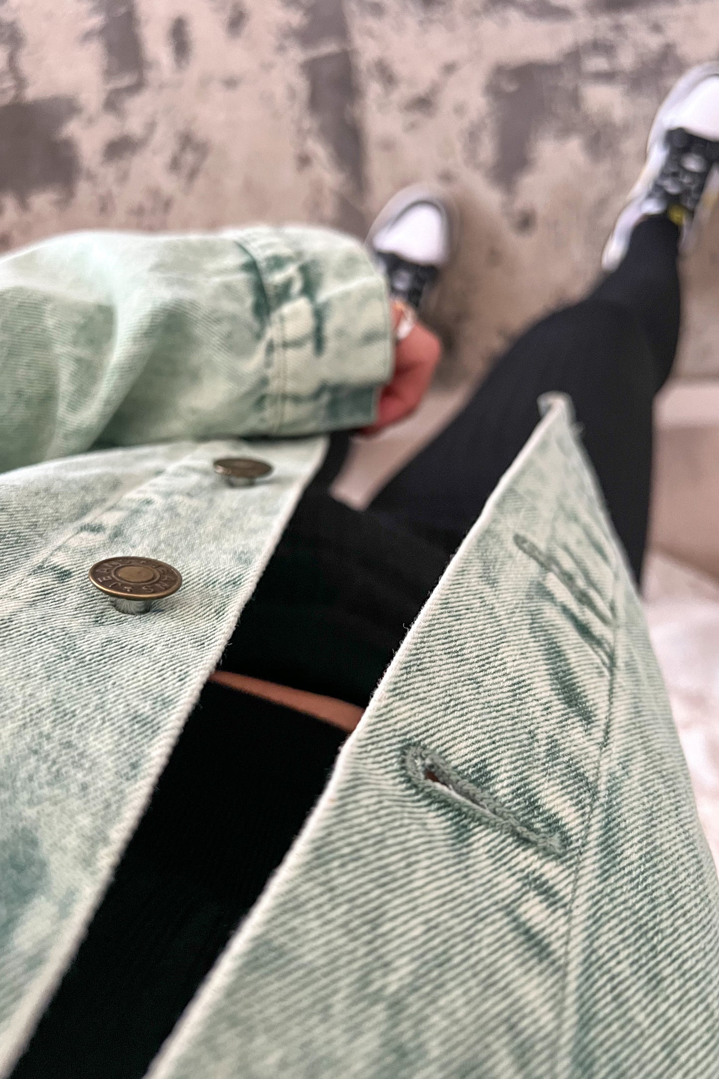 Veste en jeans MENTHE