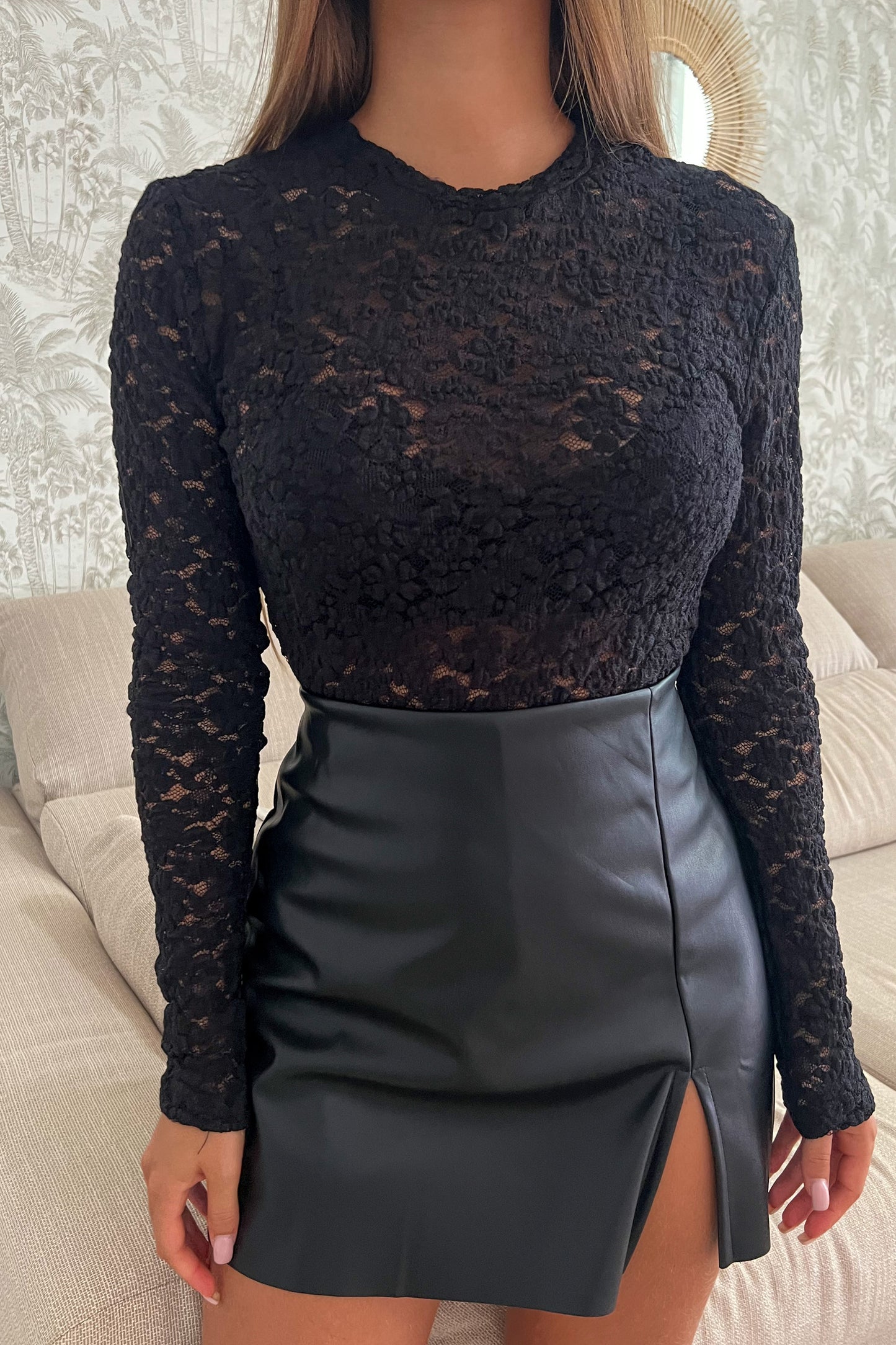 Jupe-short en SIMILI